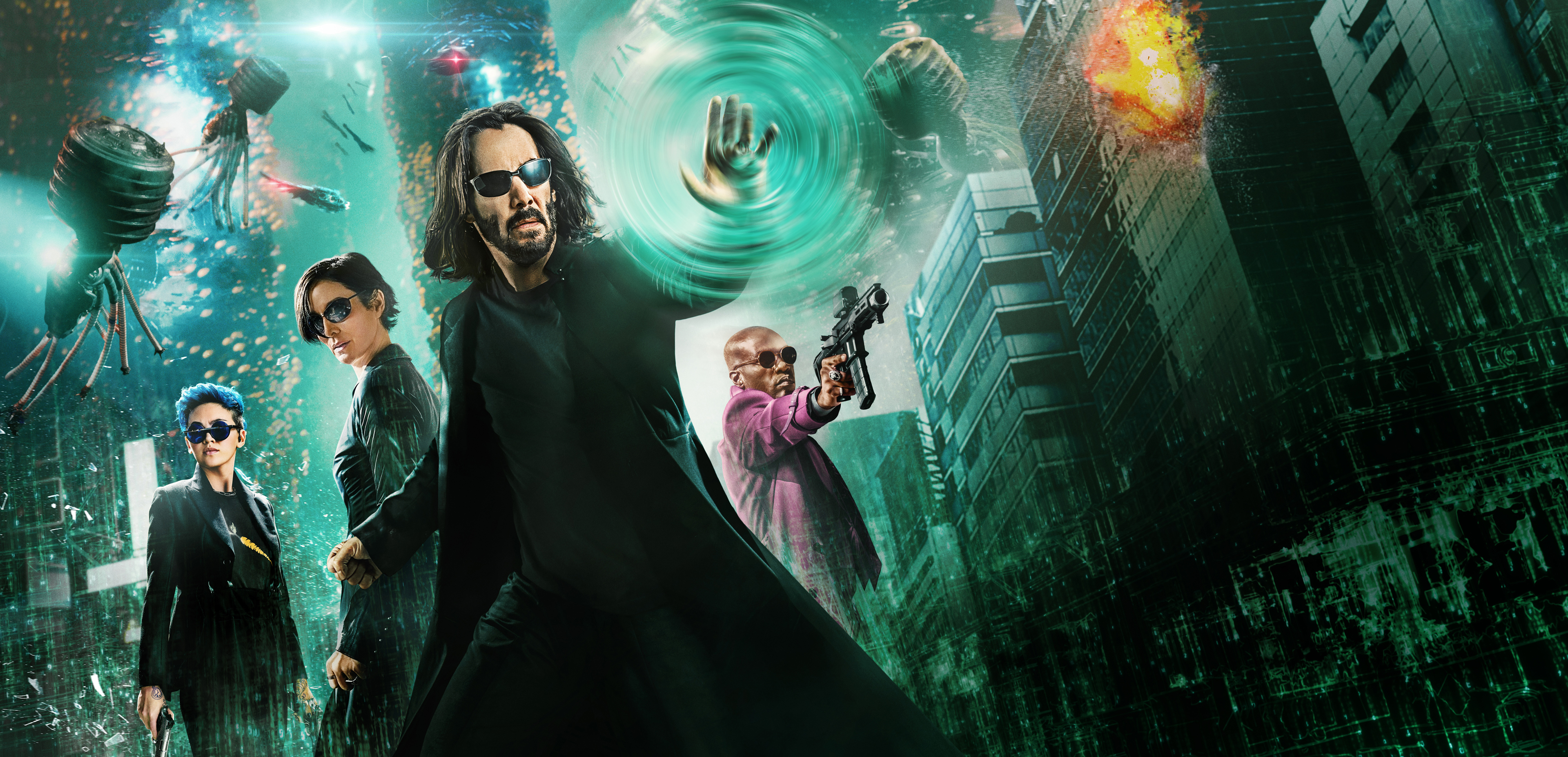 The Matrix Resurrections 4K Movie Official Wallpaper, HD Movies 4K  Wallpapers, Images, Photos and Background - Wallpapers Den
