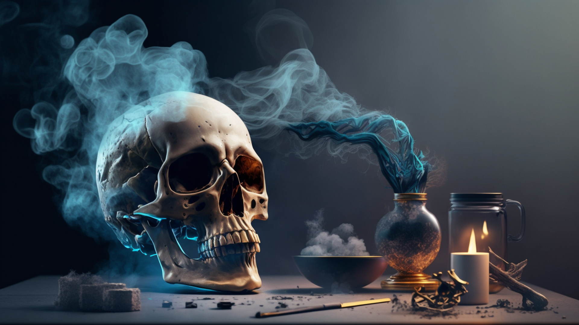 The Table of Death AI Art Wallpaper, HD Artist 4K Wallpapers, Images,  Photos and Background - Wallpapers Den