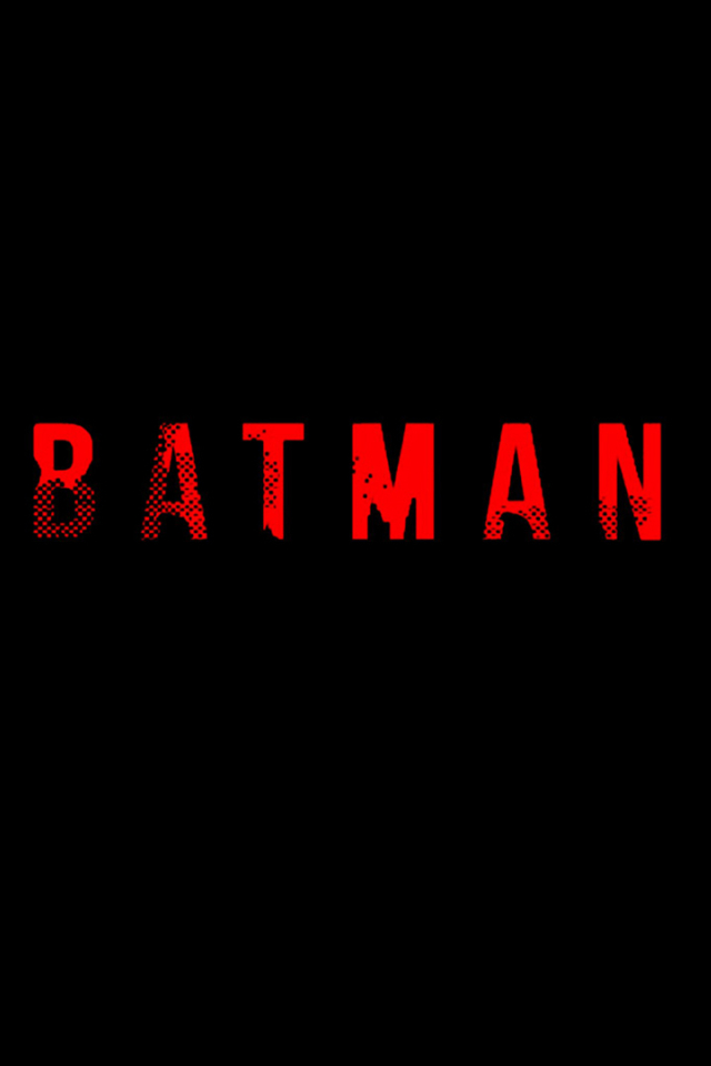 640x960 Resolution The The Batman Title Logo iPhone 4, iPhone 4S ...