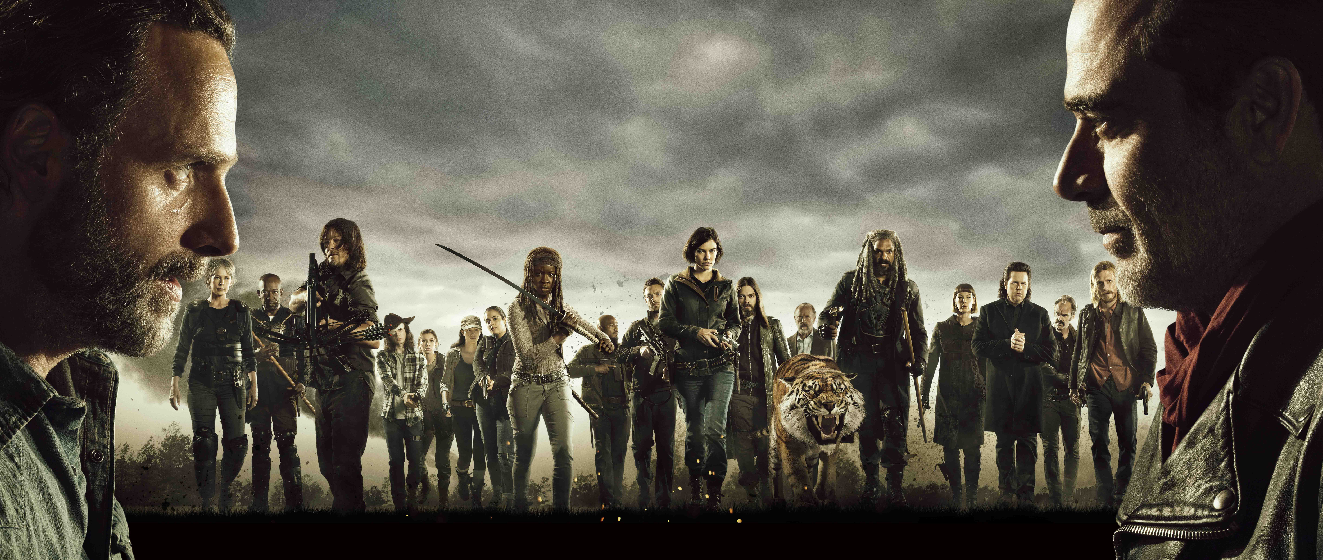 The Walking Dead Cast Poster, HD 4K Wallpaper