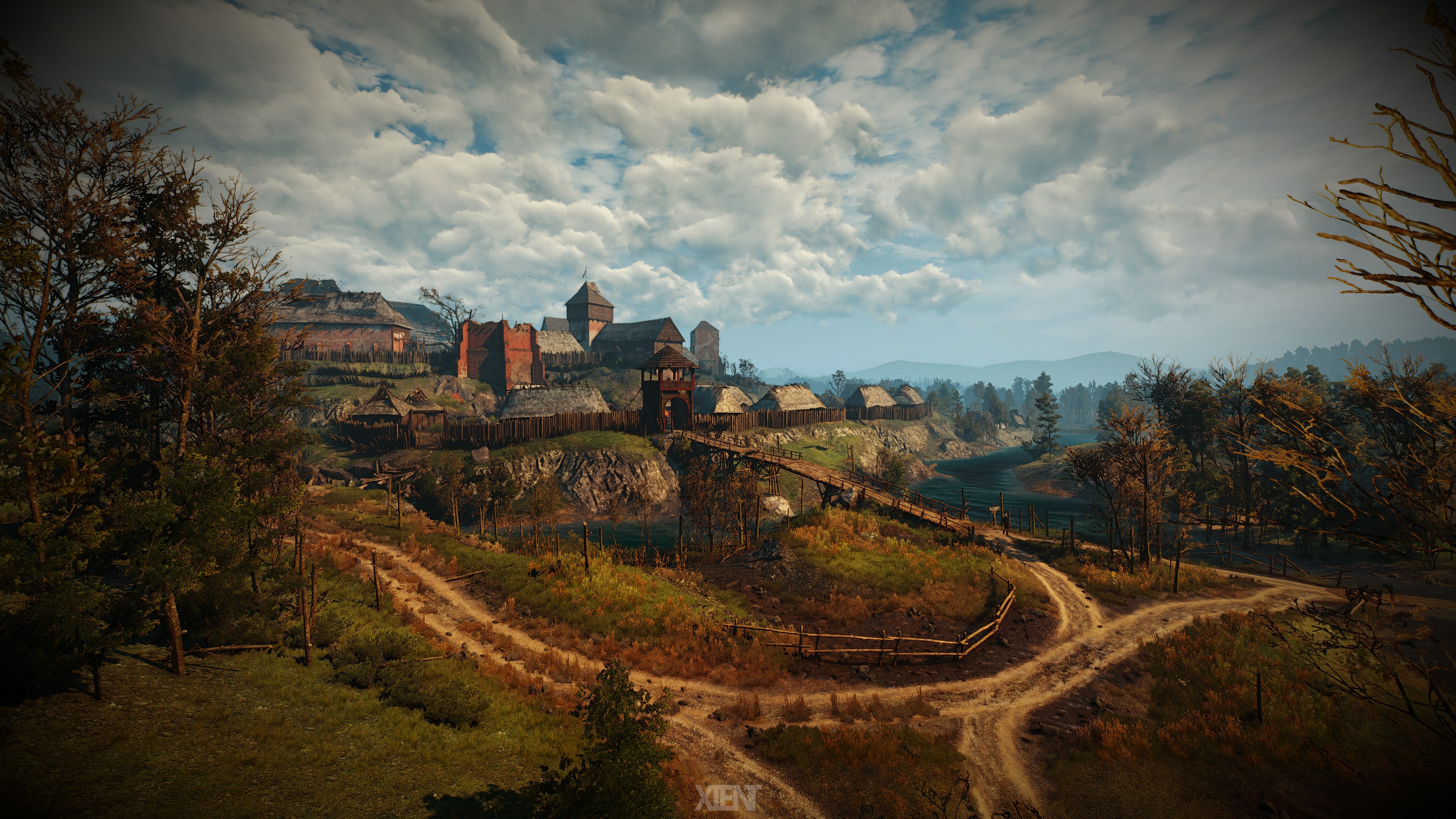  The Witcher  3  Game Village HD 4K  Wallpaper 