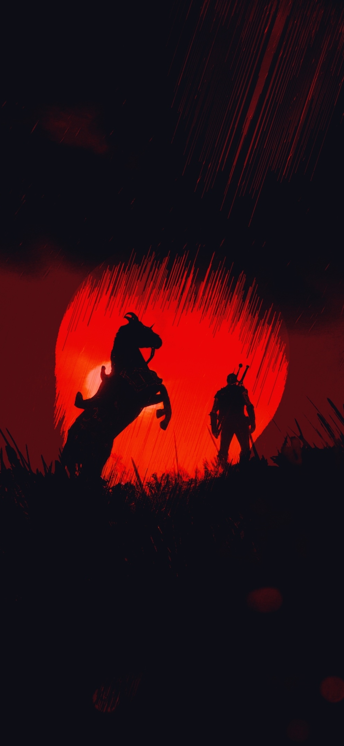 1125x2436 The Witcher 3 Wild Hunt Minimalist Iphone Xs Iphone 10