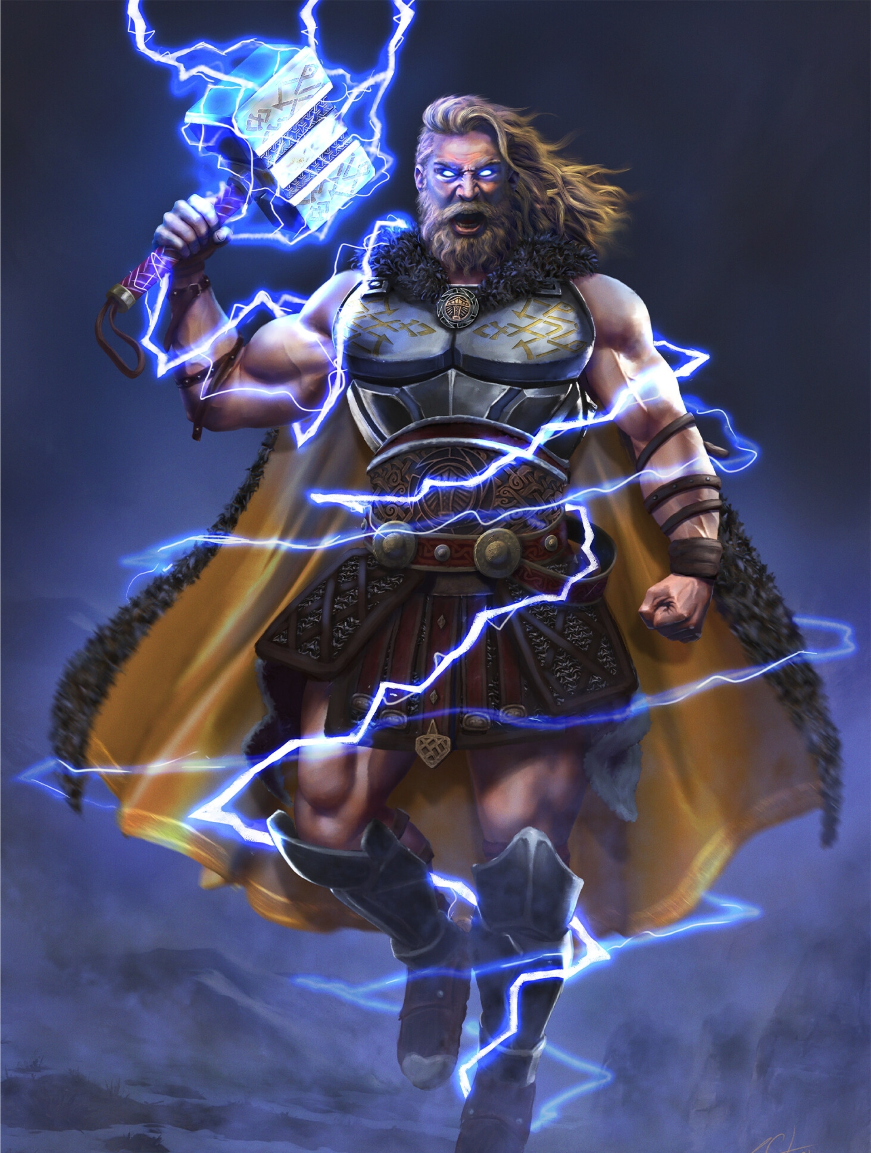 3400x4500 Resolution Thor God of War Ragnarok Fanart 3400x4500 Resolution  Wallpaper - Wallpapers Den