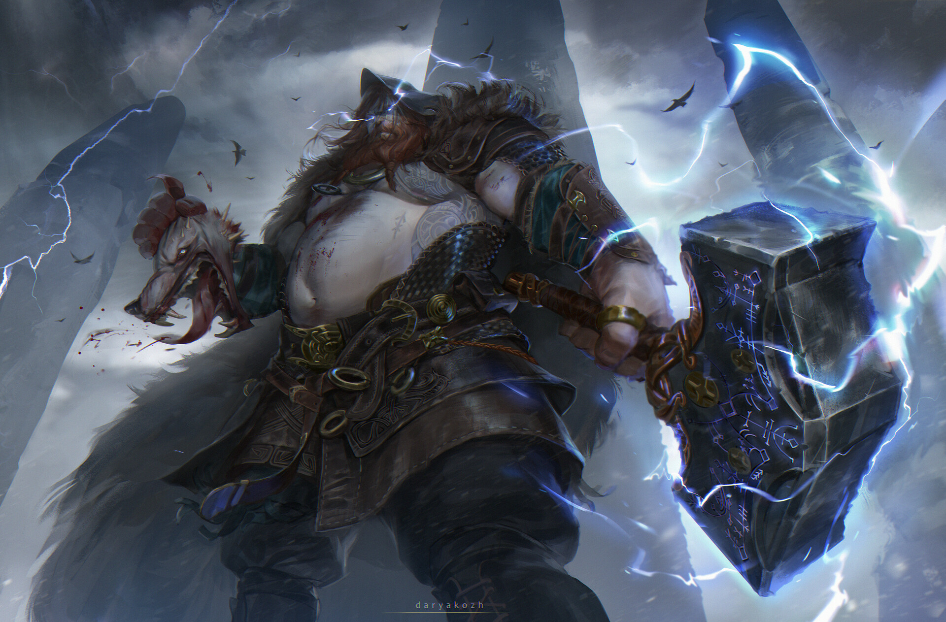 1920x10801148 Thor God of War Ragnarok Fanart 1920x10801148 Resolution