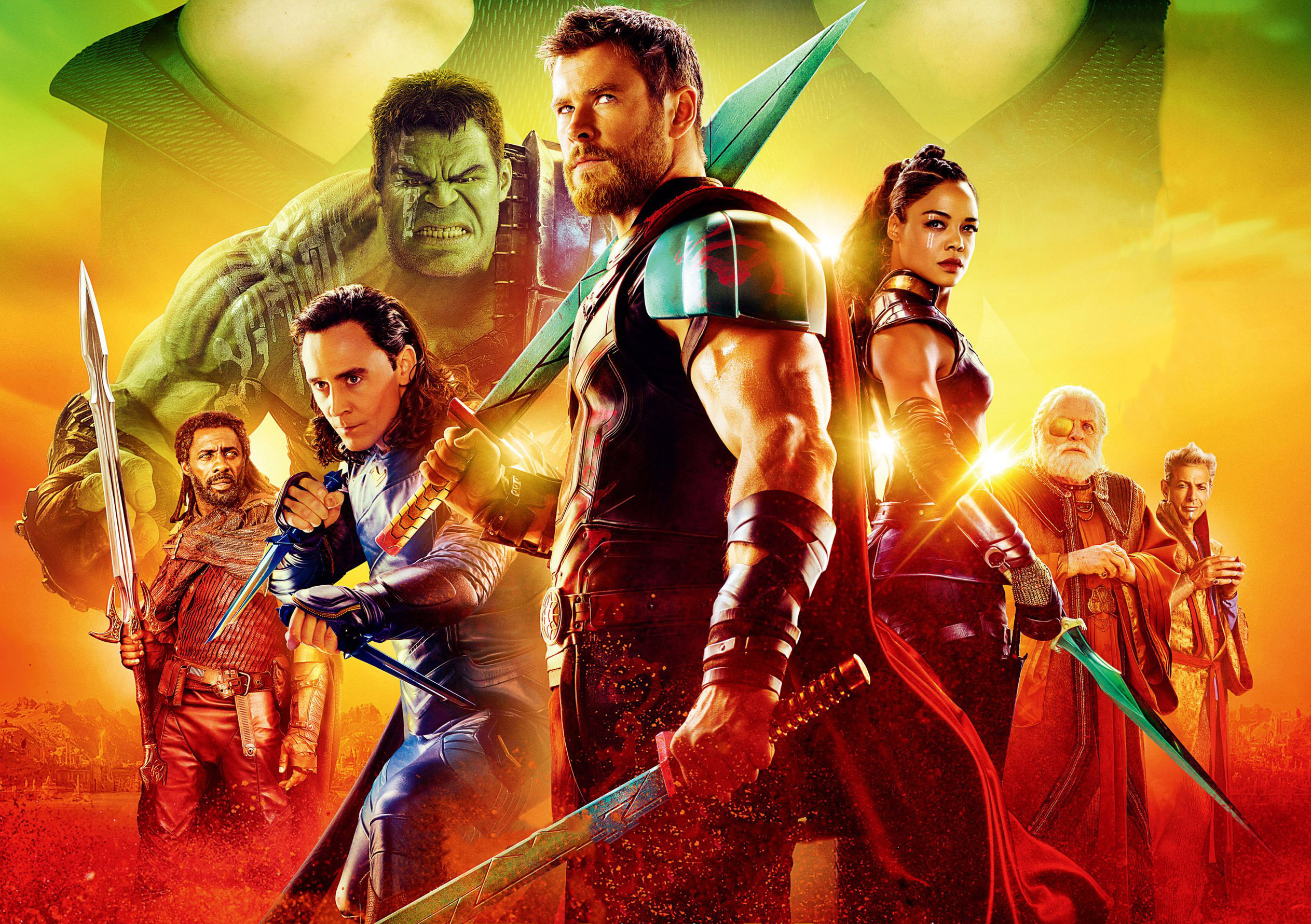 Thor Ragnarok Movie Cast Poster 2017 Wallpaper Hd Movies 4k Wallpapers