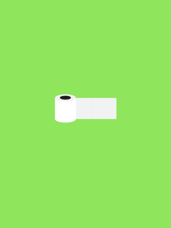 600x800 toilet paper, drawing, minimalism 600x800 Resolution Wallpaper