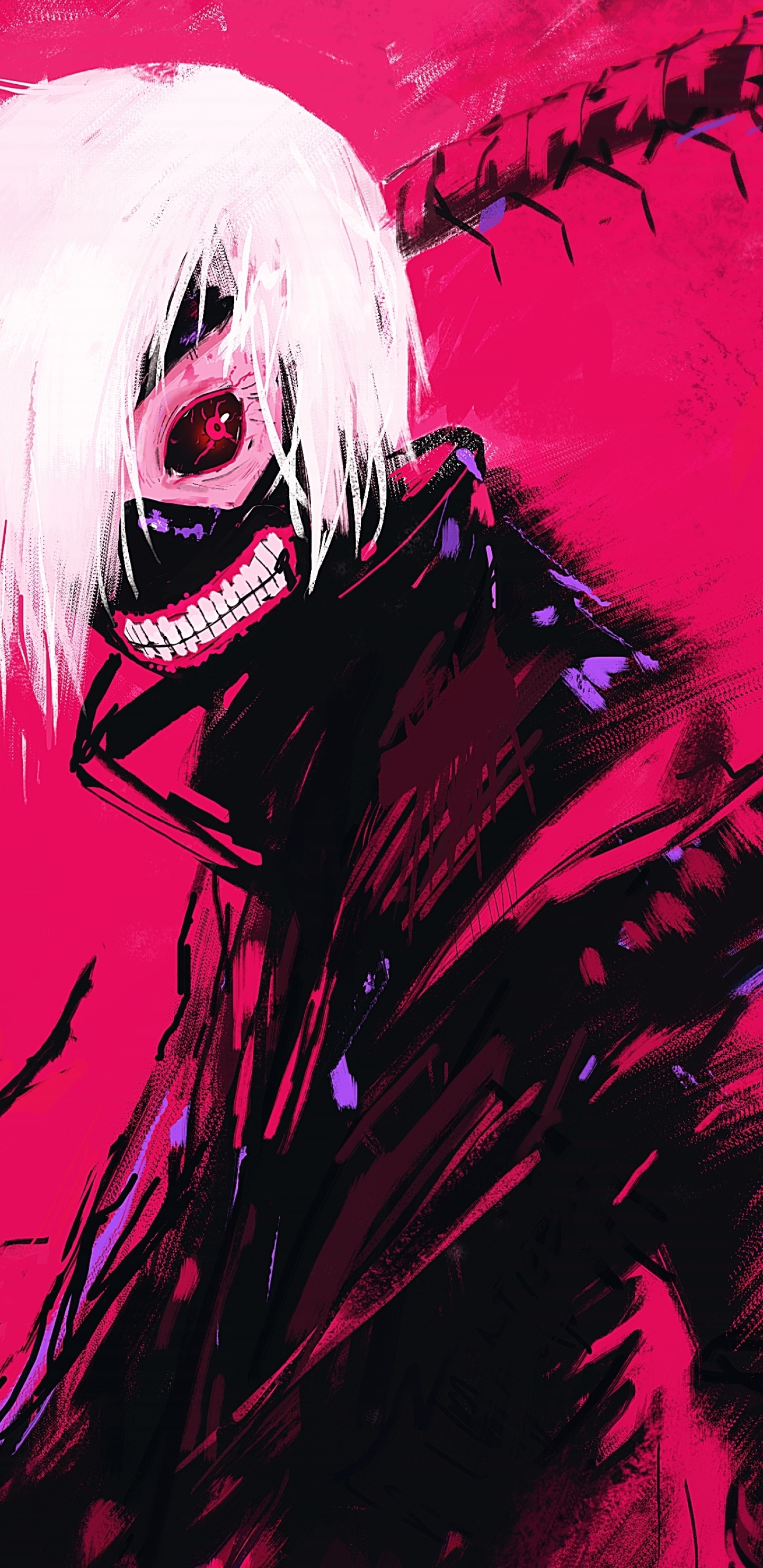 1440x2960 Ken Kaneki Tokyo Ghoul Artwork Samsung Galaxy Note 9,8