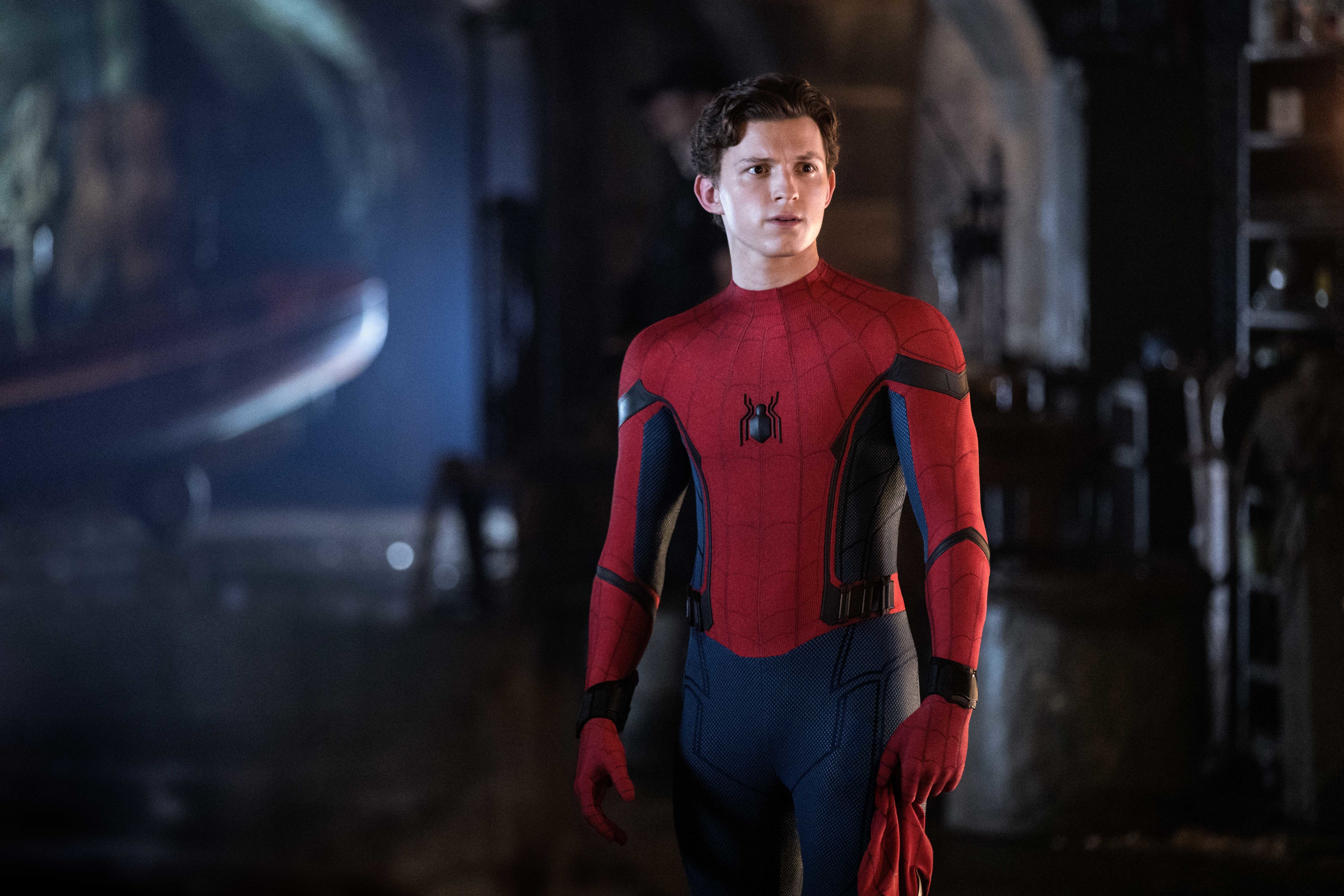 Tom Holland As Spiderman In Far From Home Wallpaper, HD Movies 4K