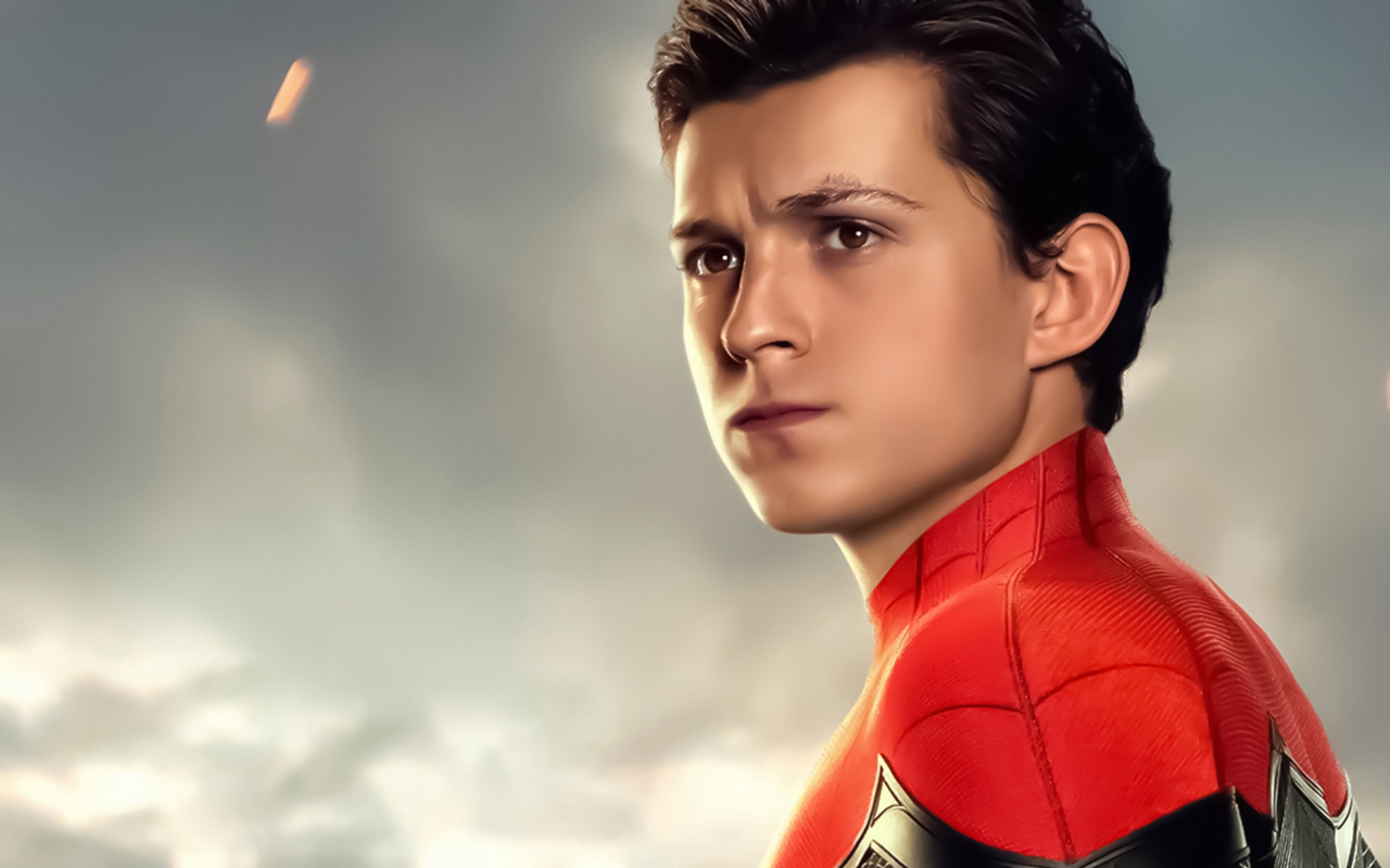 1280x800 Tom Holland Spider Man Far From Home Poster ...