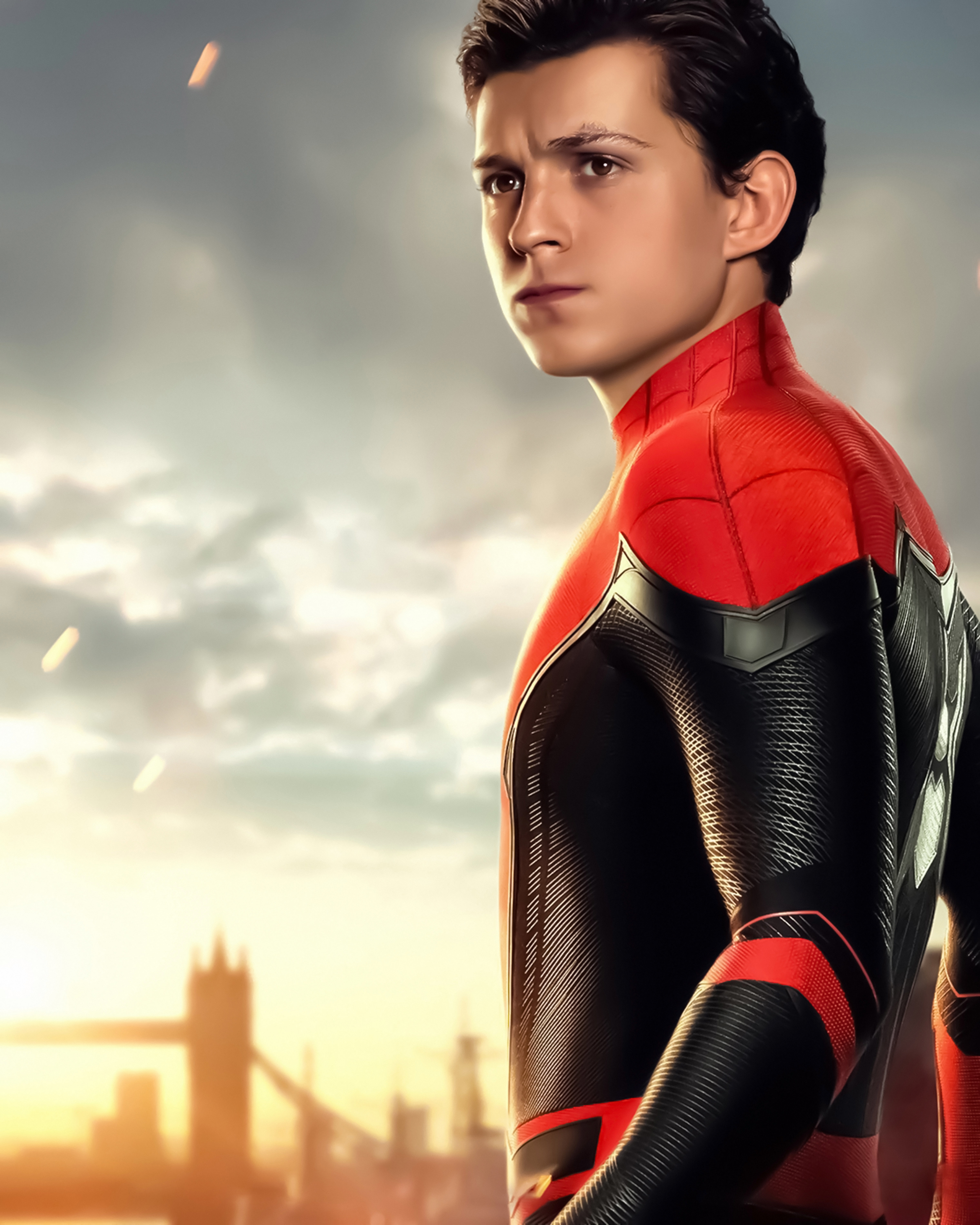 Tom Holland Spider Man Far From Home Poster Wallpaper, HD