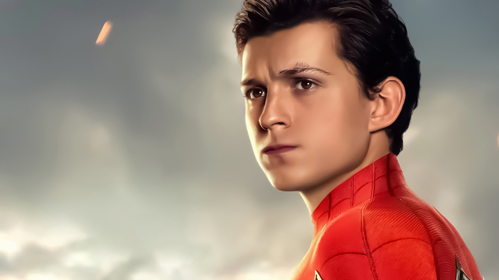 1920x1080 Resolution Tom Holland Spider Man Far From Home Poster 1080P