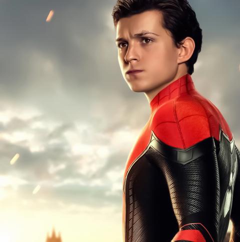 480x484 Tom Holland Spider Man Far From Home Poster Android One Wallpaper, HD Movies 4K ...