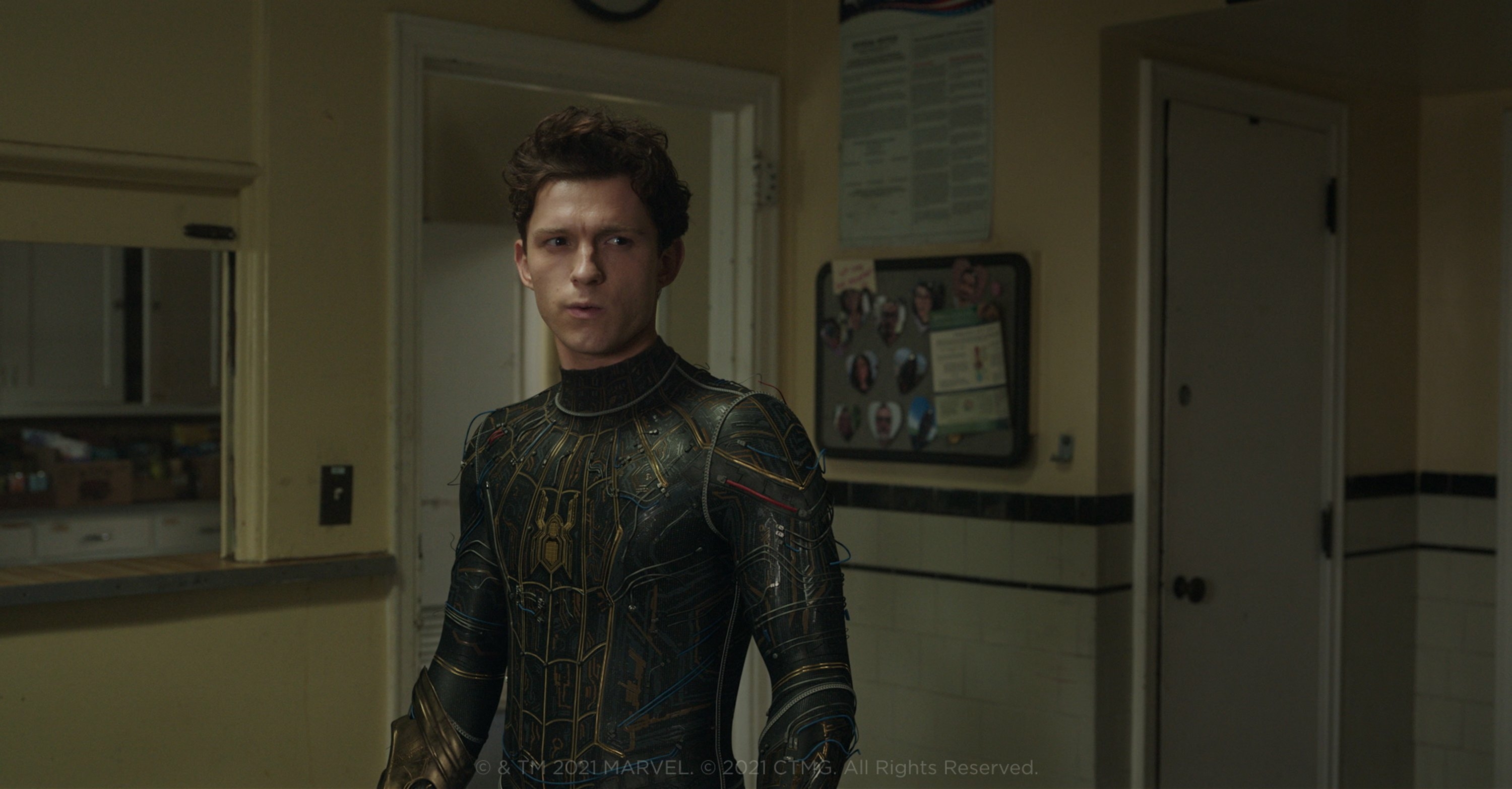 1920x1080202149 Tom Holland Spider Man No Way Home Black Suit