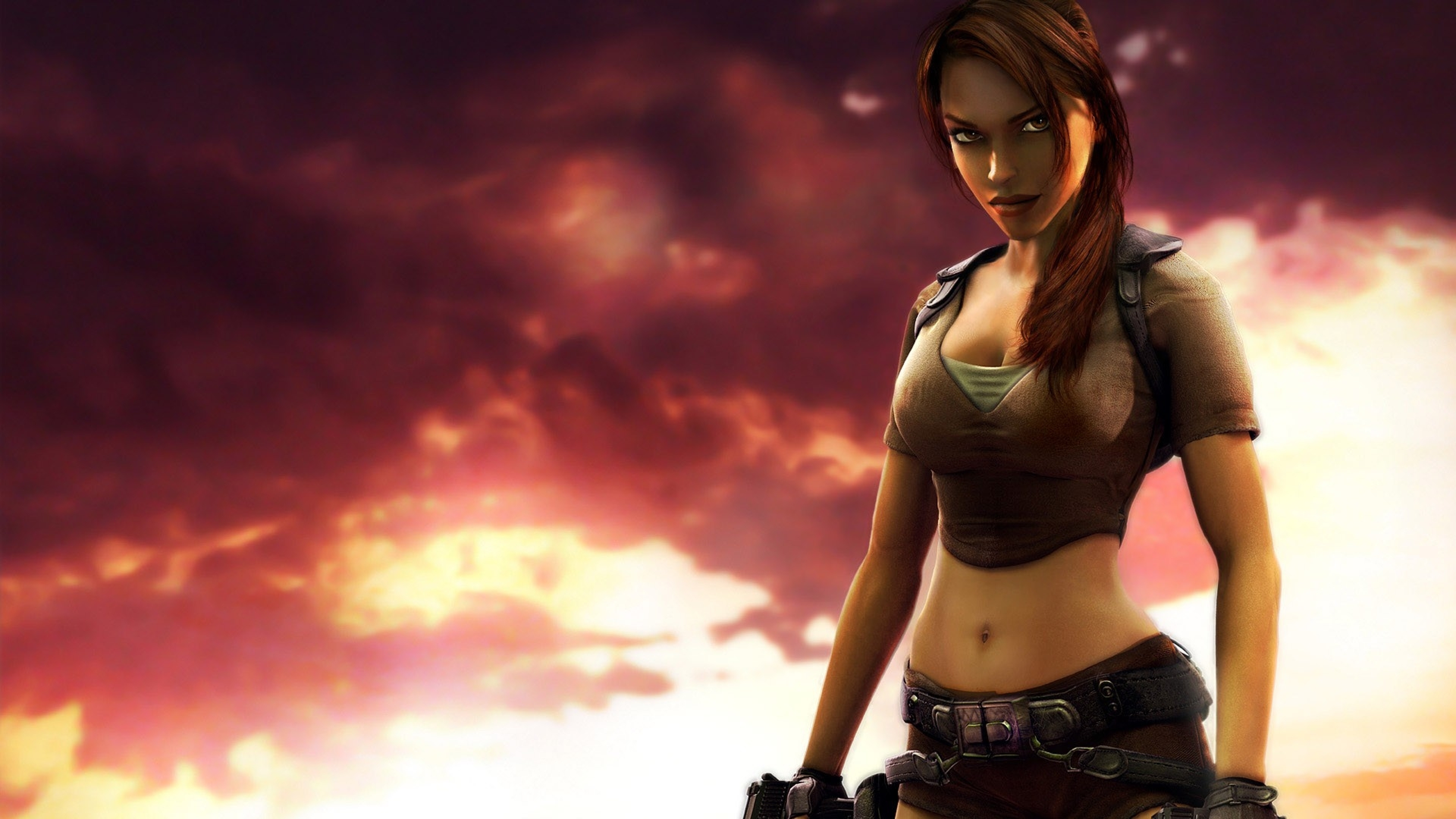 3840x2160 Tomb Raider Girl Look 4k Wallpaper Hd Games 4k Wallpapers Images Photos And 3597