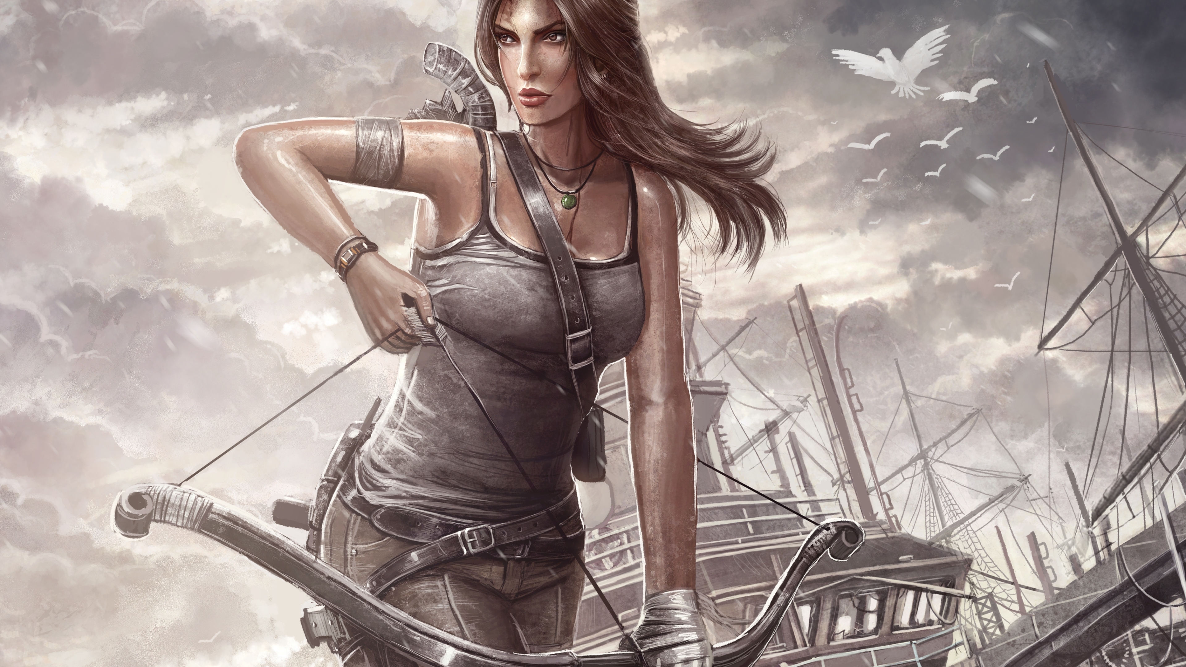 Tomb Raider Lara Croft Magical Eyes 4K Wallpapers 
