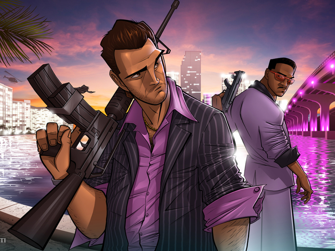 из gta vice city в gta 5 фото 65