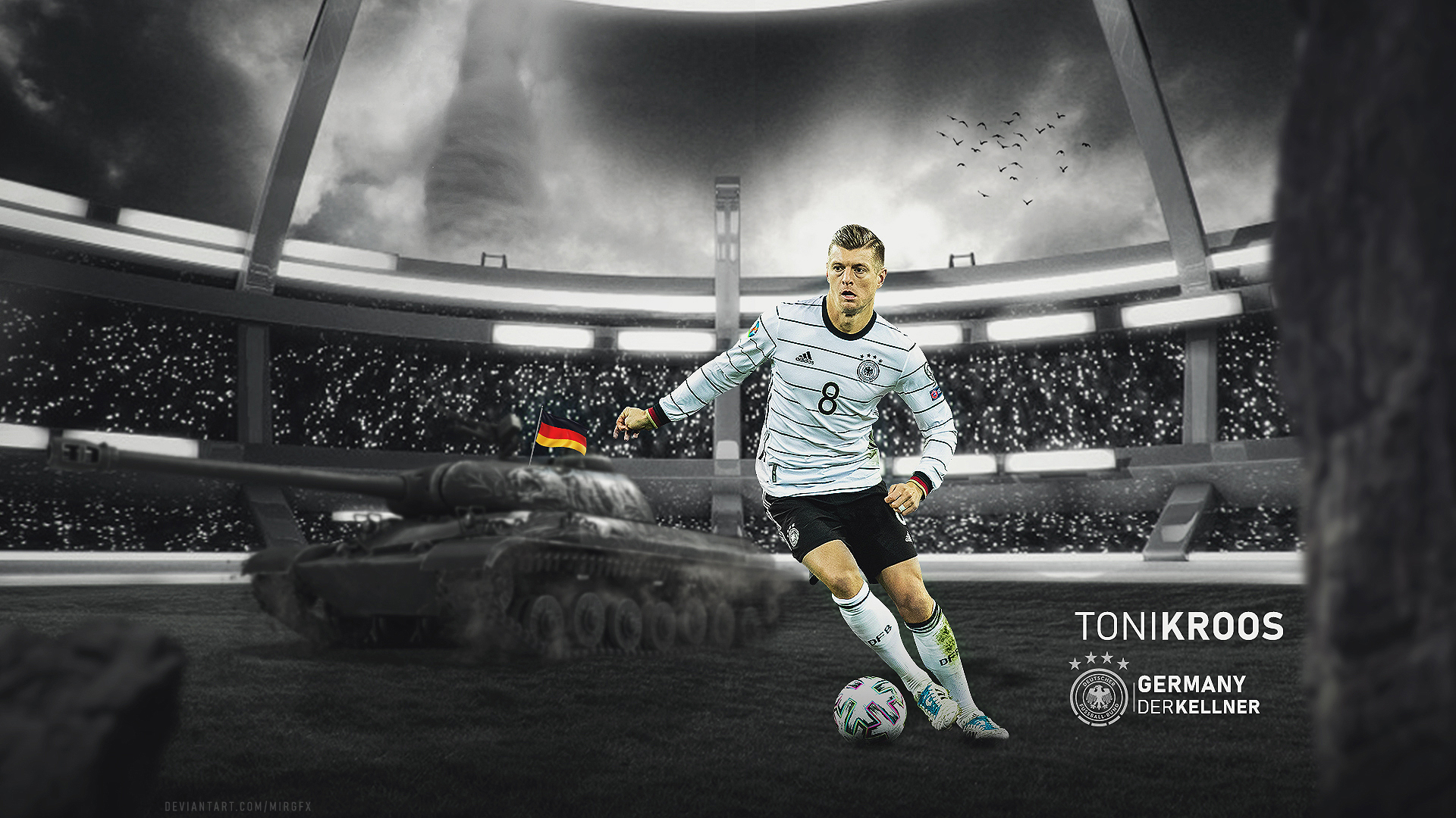 1920x1080 Toni Kroos German Football Player 1080P Laptop Full HD Wallpaper,  HD Sports 4K Wallpapers, Images, Photos and Background - Wallpapers Den