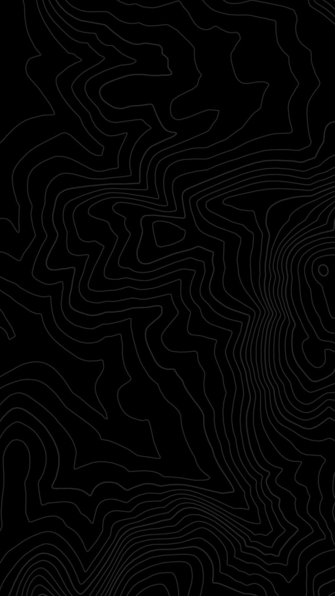 1080X1920 Topography Abstract Black Texture Iphone 7, 6S, 6 Plus And