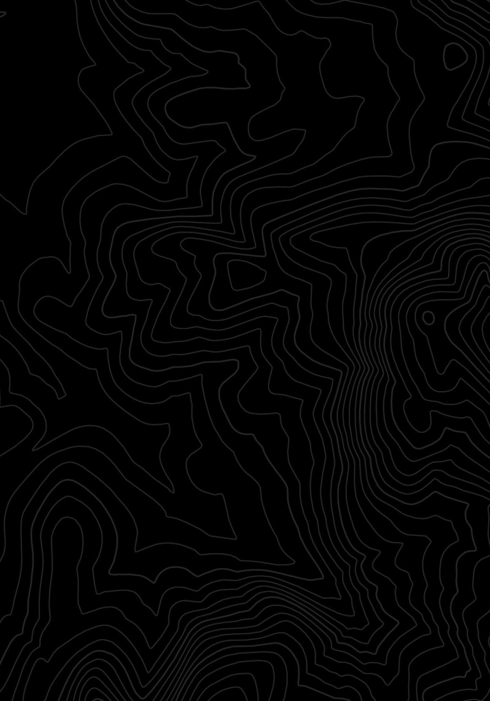 1668x2388 Resolution Topography Abstract Black Texture 1668x2388