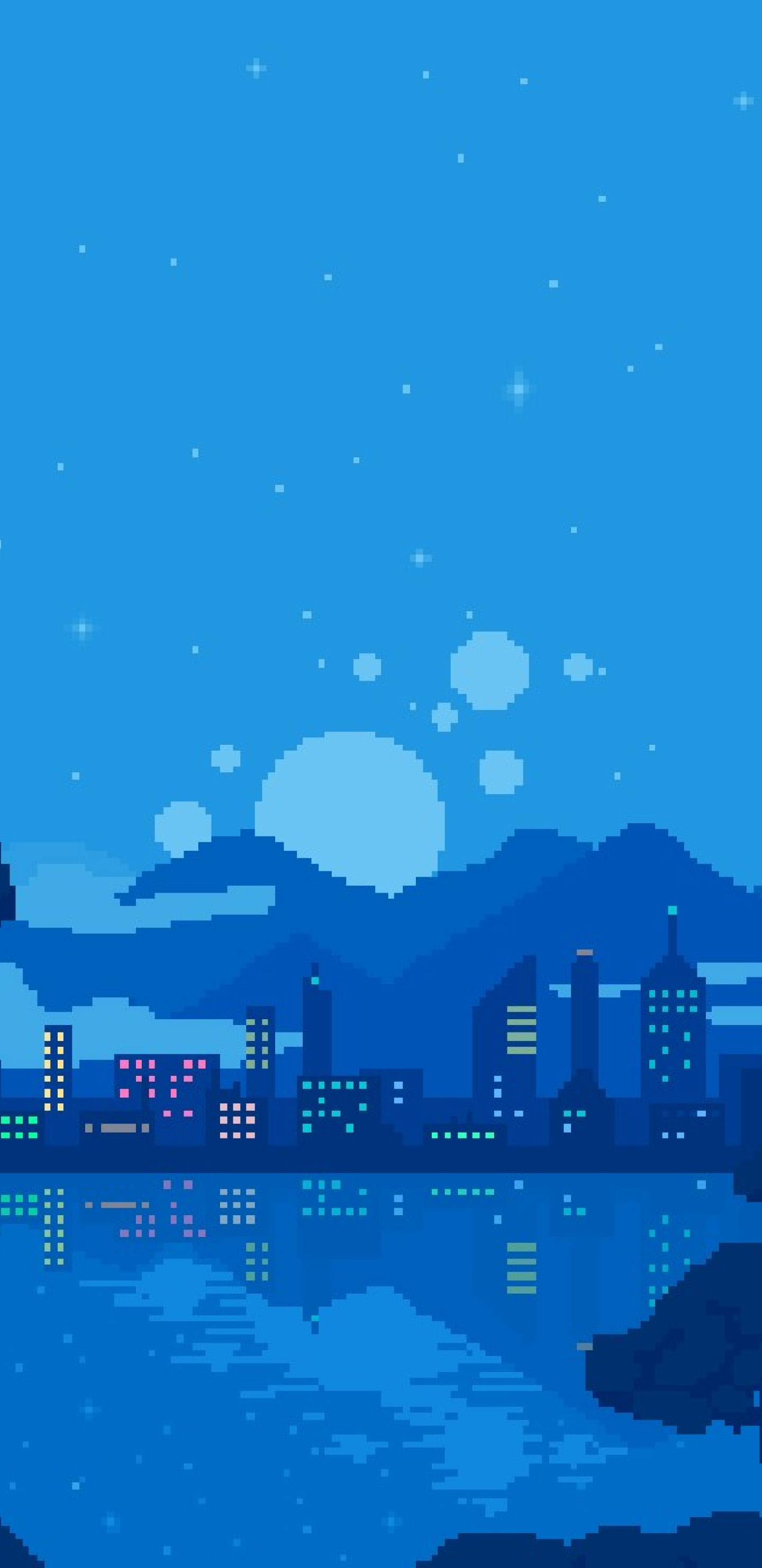 1440x2960 Town 8 Bit Samsung Galaxy Note 9 8 S9 S8 S8 Qhd Wallpaper Hd Artist 4k Wallpapers Images Photos And Background