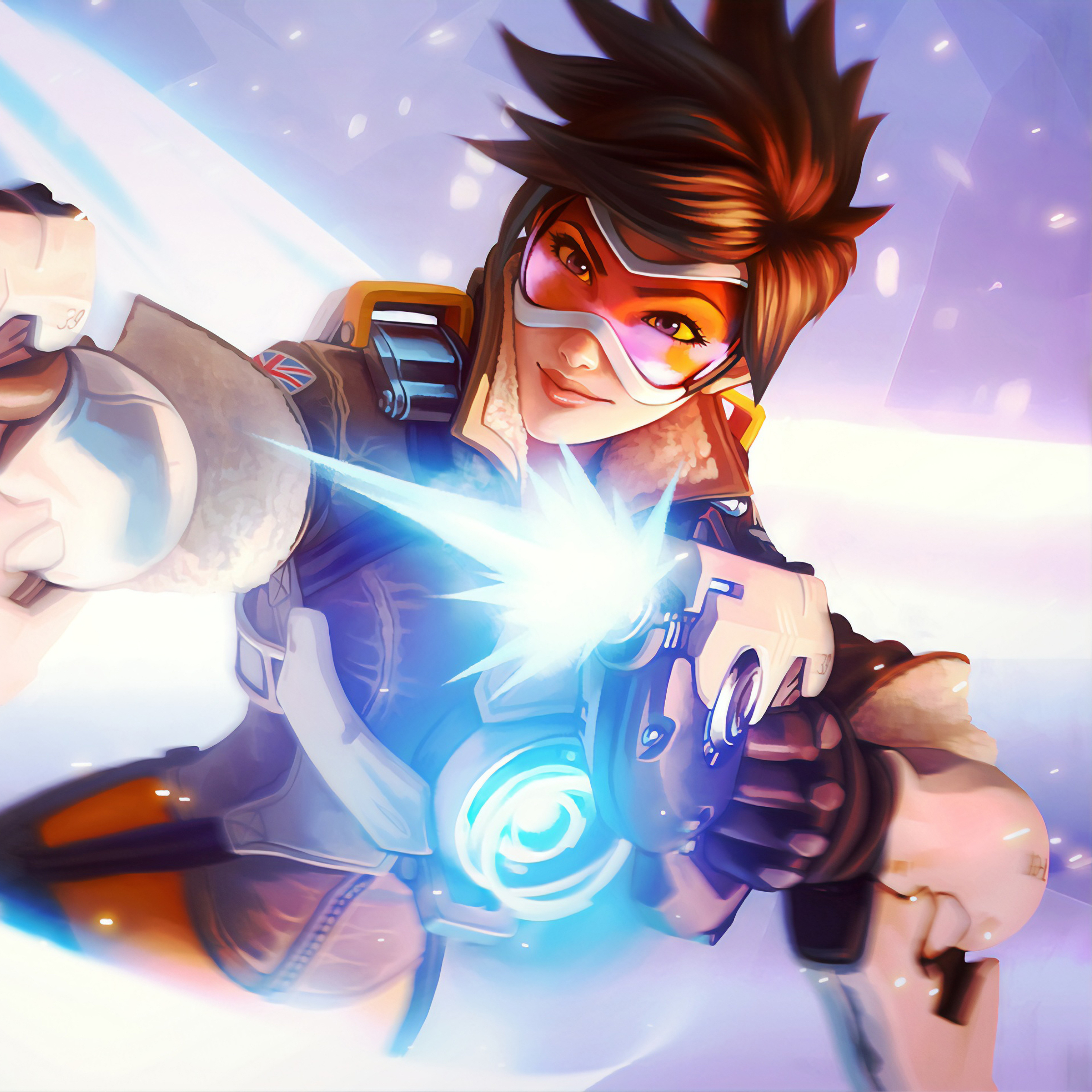 2932x2932 Tracer Overwatch 4K Ipad Pro Retina Display Wallpaper, HD Games  4K Wallpapers, Images, Photos and Background - Wallpapers Den