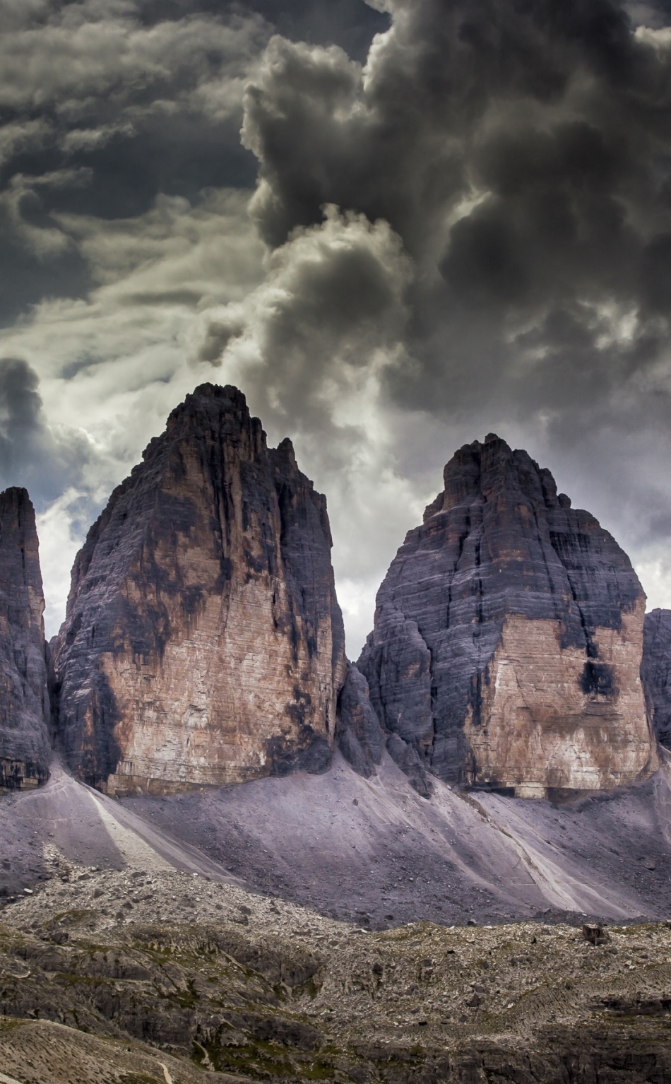 Tre Cime Di Lavaredo Dolomites Italy, Full HD 2K Wallpaper