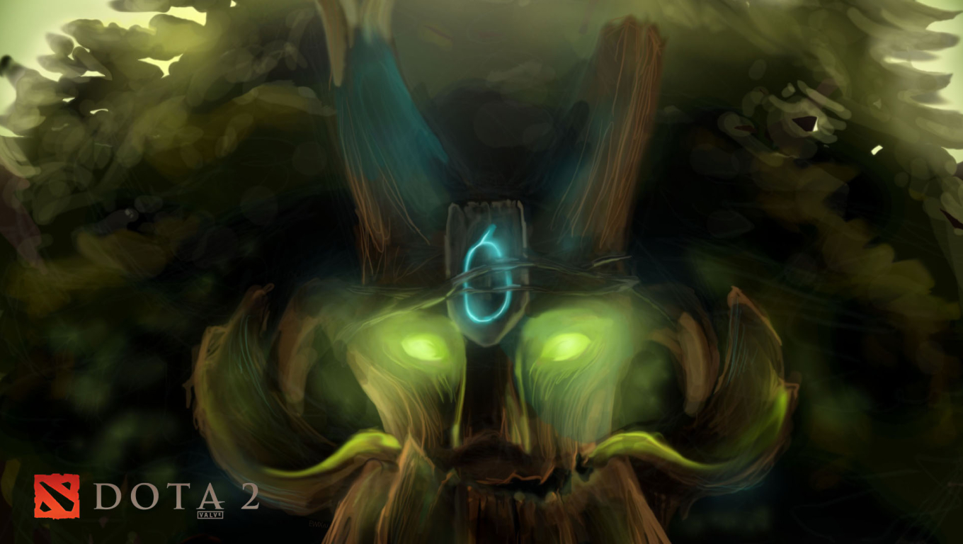 1360x768 Treant Protector Dota 2 Art Desktop Laptop Hd