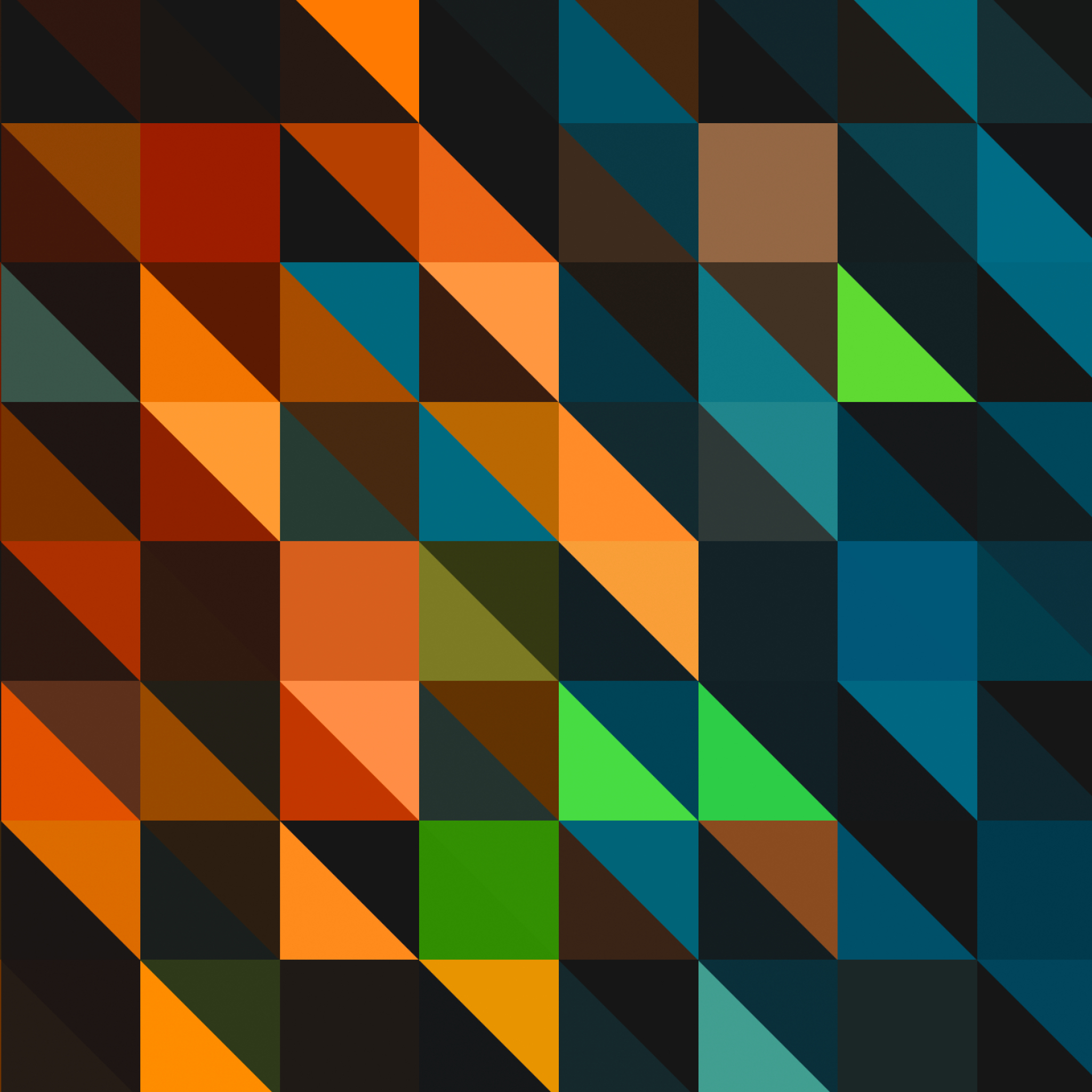 2048x2048 Resolution Triangle Colorful Pattern Ipad Air Wallpaper