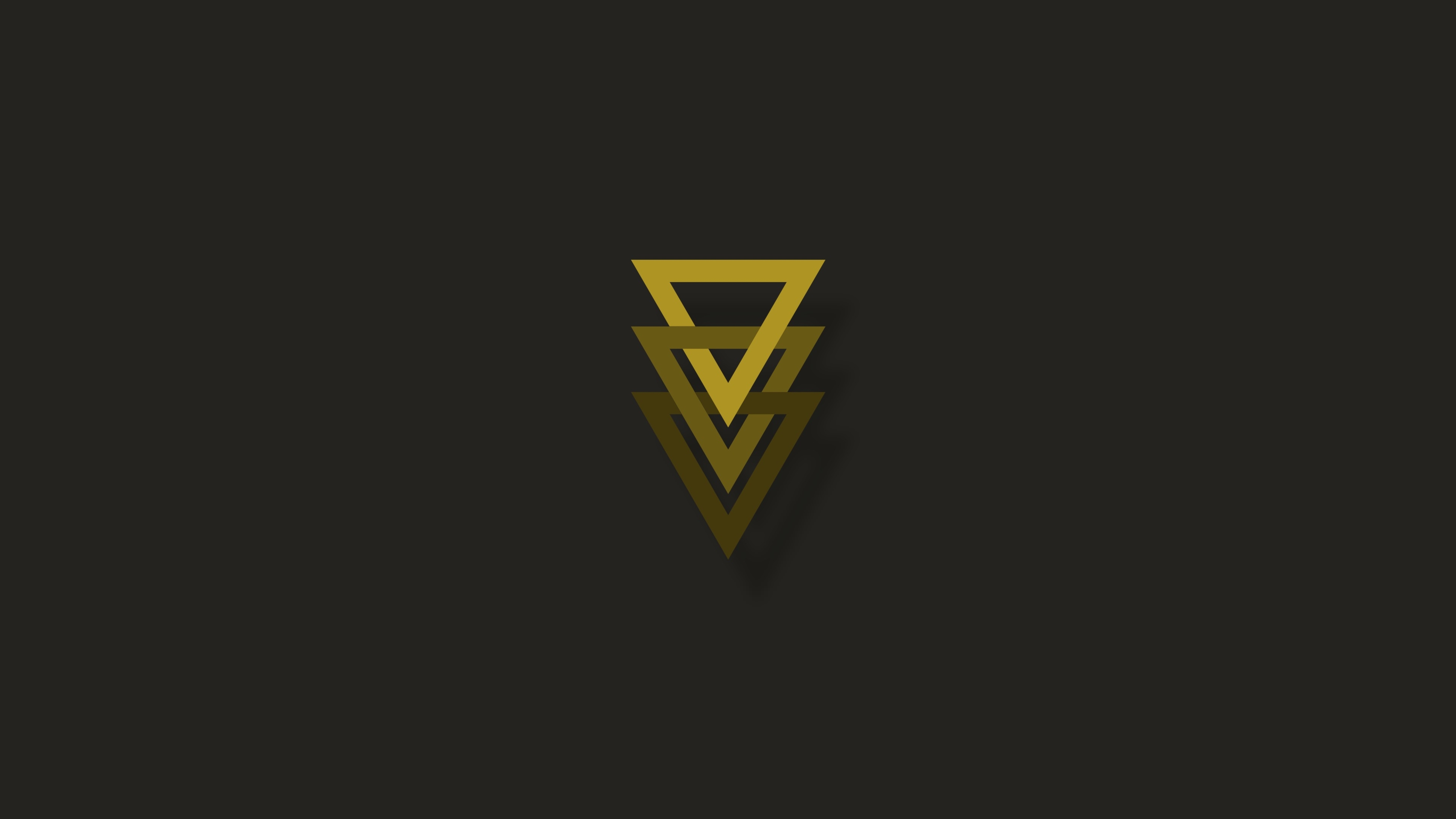 5120x2880 Resolution Triangle Geometry Minimal 5k Wallpaper