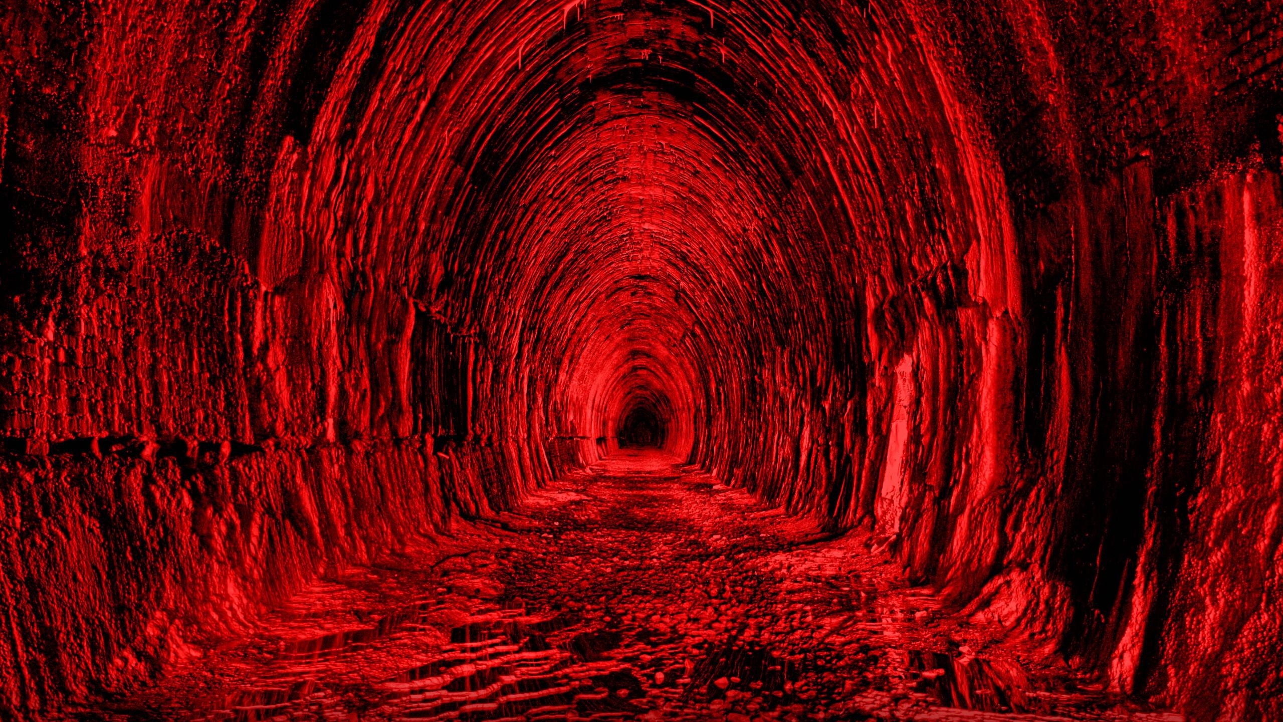 tunnel, red, black Wallpaper, HD 3D 4K Wallpapers, Images, Photos and  Background - Wallpapers Den