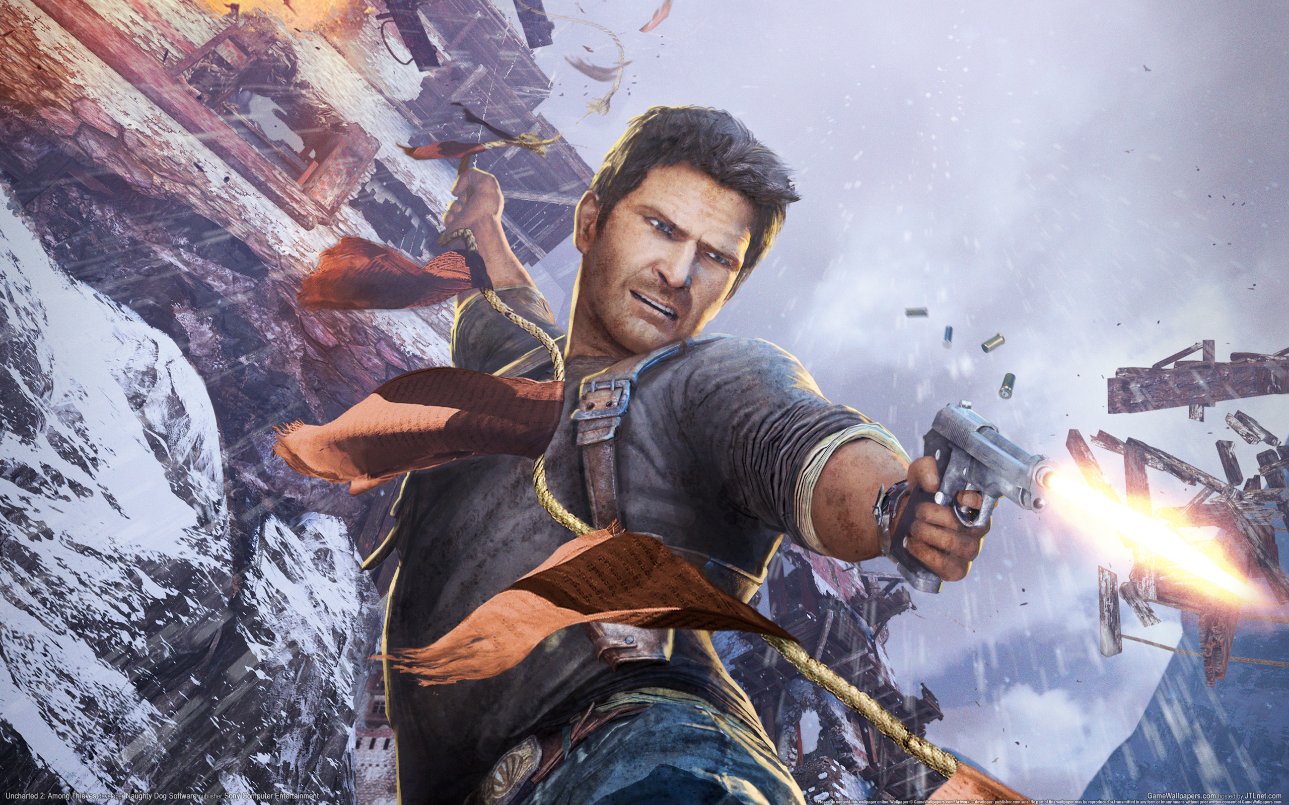 3840x1440 Resolution Uncharted 2 Among Thieves Nathan Drake 3840x1440 