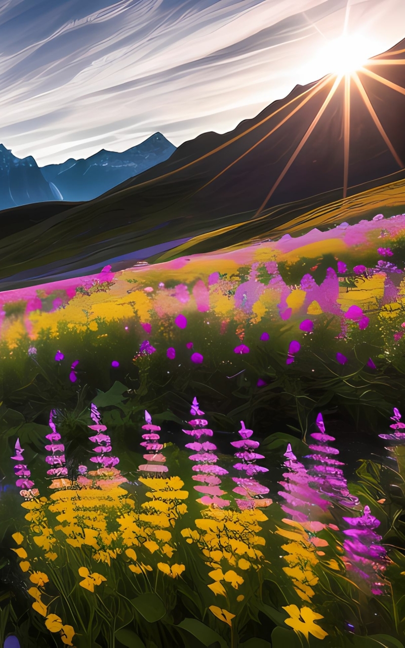 800x1280 Valley of Flower AI Art Nexus 7,Samsung Galaxy Tab 10,Note Android  Tablets Wallpaper, HD Artist 4K Wallpapers, Images, Photos and Background -  Wallpapers Den