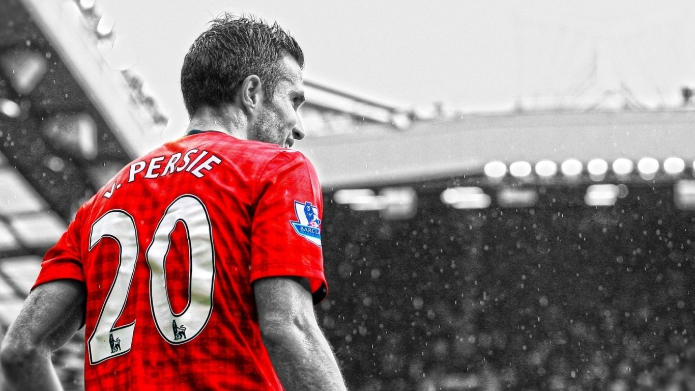 1366x768 van persie, soccer, manchester united 1366x768 Resolution Wallpaper,  HD Sports 4K Wallpapers, Images, Photos and Background - Wallpapers Den