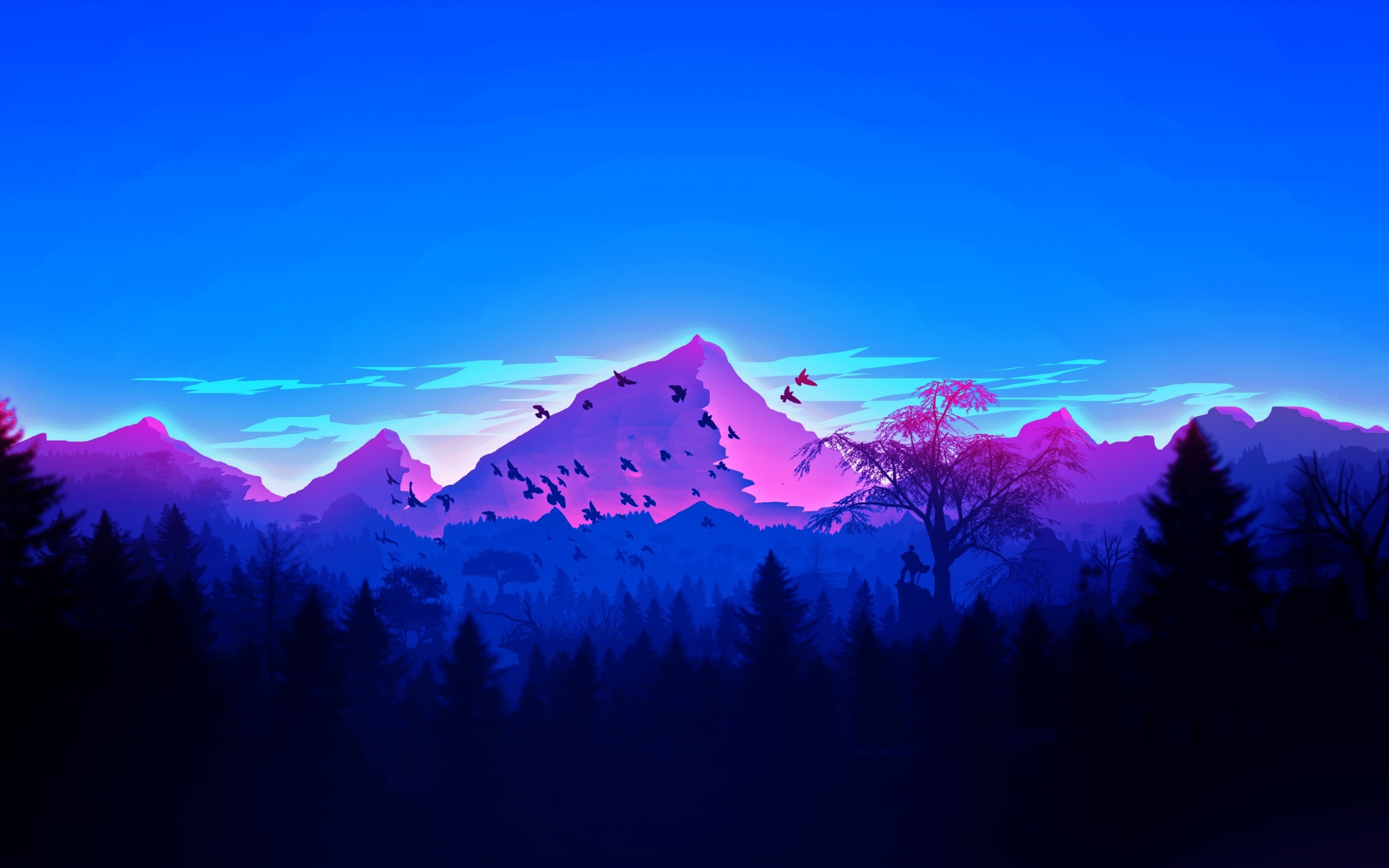 x1800 Vaporwave Minimalism Forest Macbook Pro Retina Wallpaper Hd Artist 4k Wallpapers Images Photos And Background