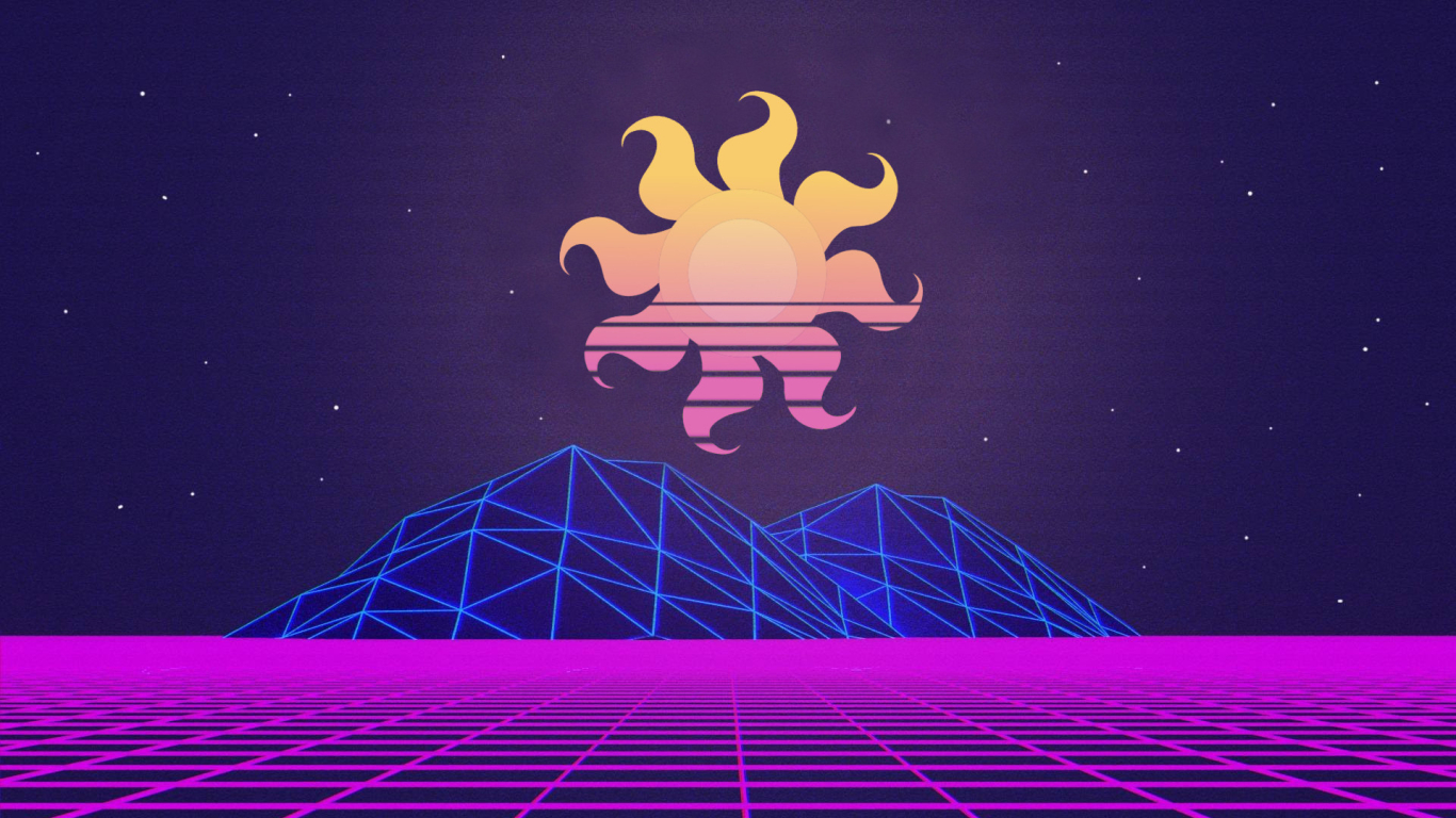 1366x768 Resolution Purple Sunrise 4K Vaporwave 1366x768 Resolution  Wallpaper - Wallpapers Den