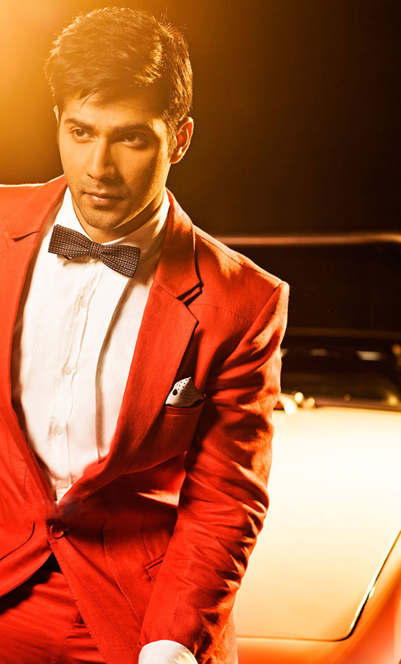 Varun Dhawan With Car Photoshoot, Full HD Wallpaper