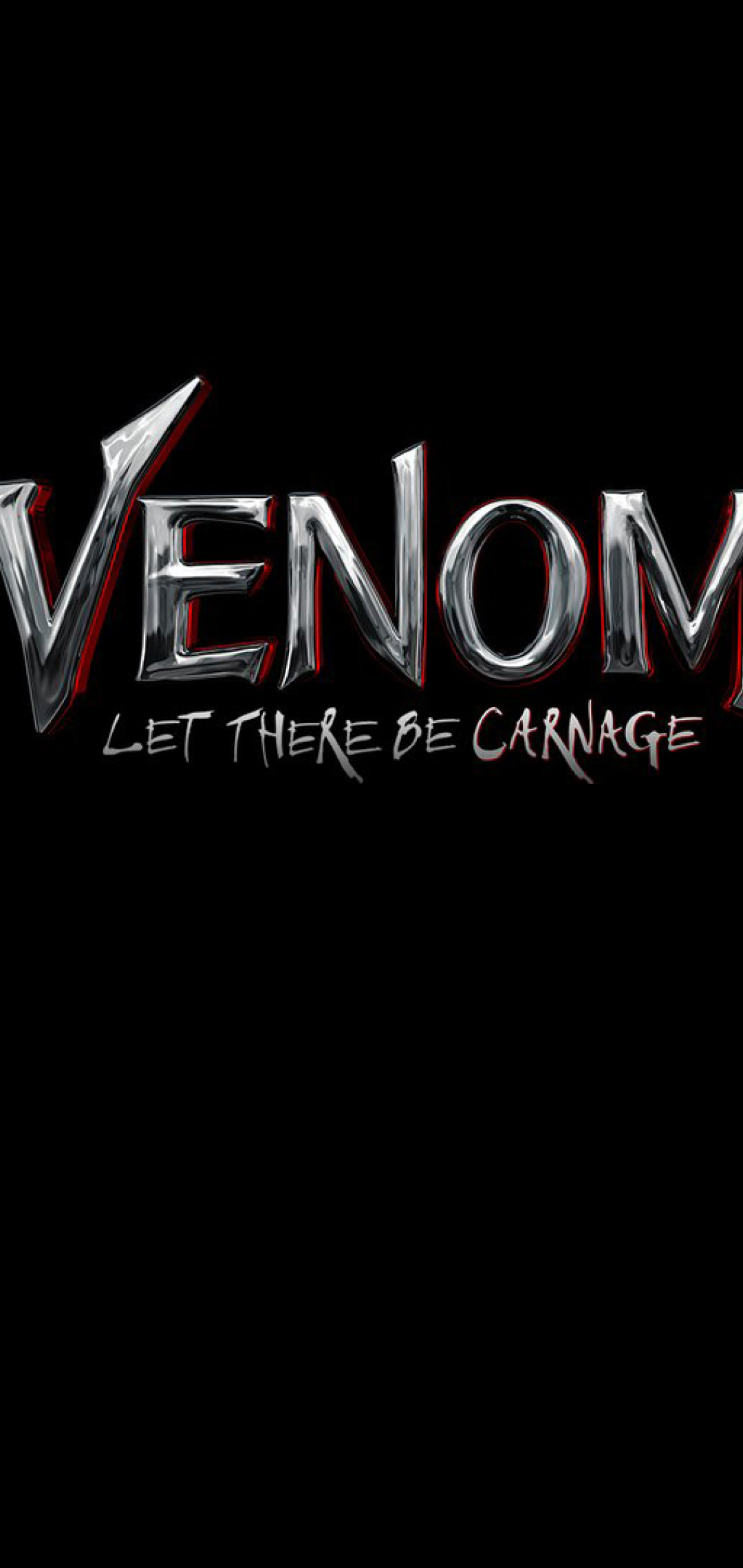 1080x2280 Venom 2 Let There Be Carnage Logo One Plus 6 ...