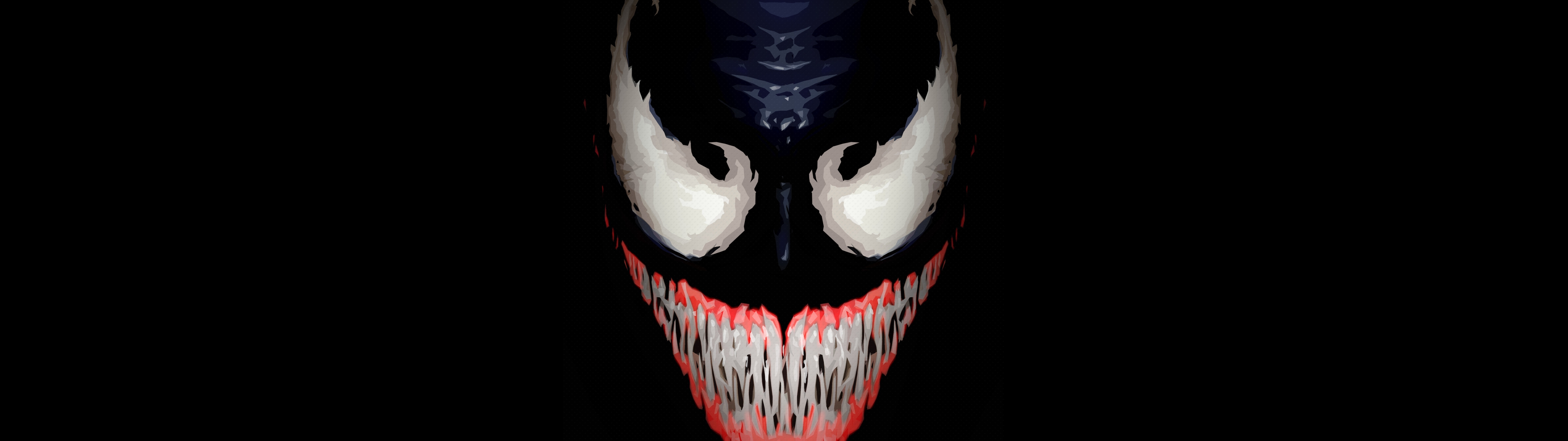 7680x2160 Resolution Venom Artwork Minimal 7680x2160 Resolution ...