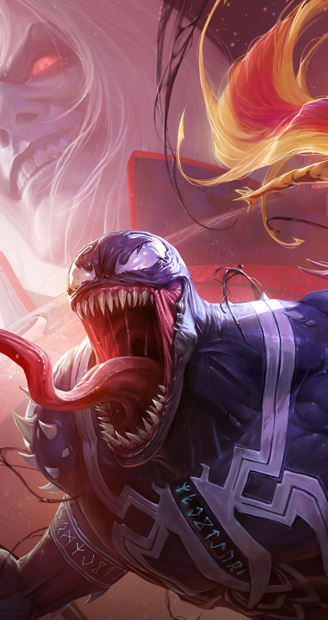 1082x2042 Venom Marvel Future Fight Symbiote 1082x2042 Resolution ...