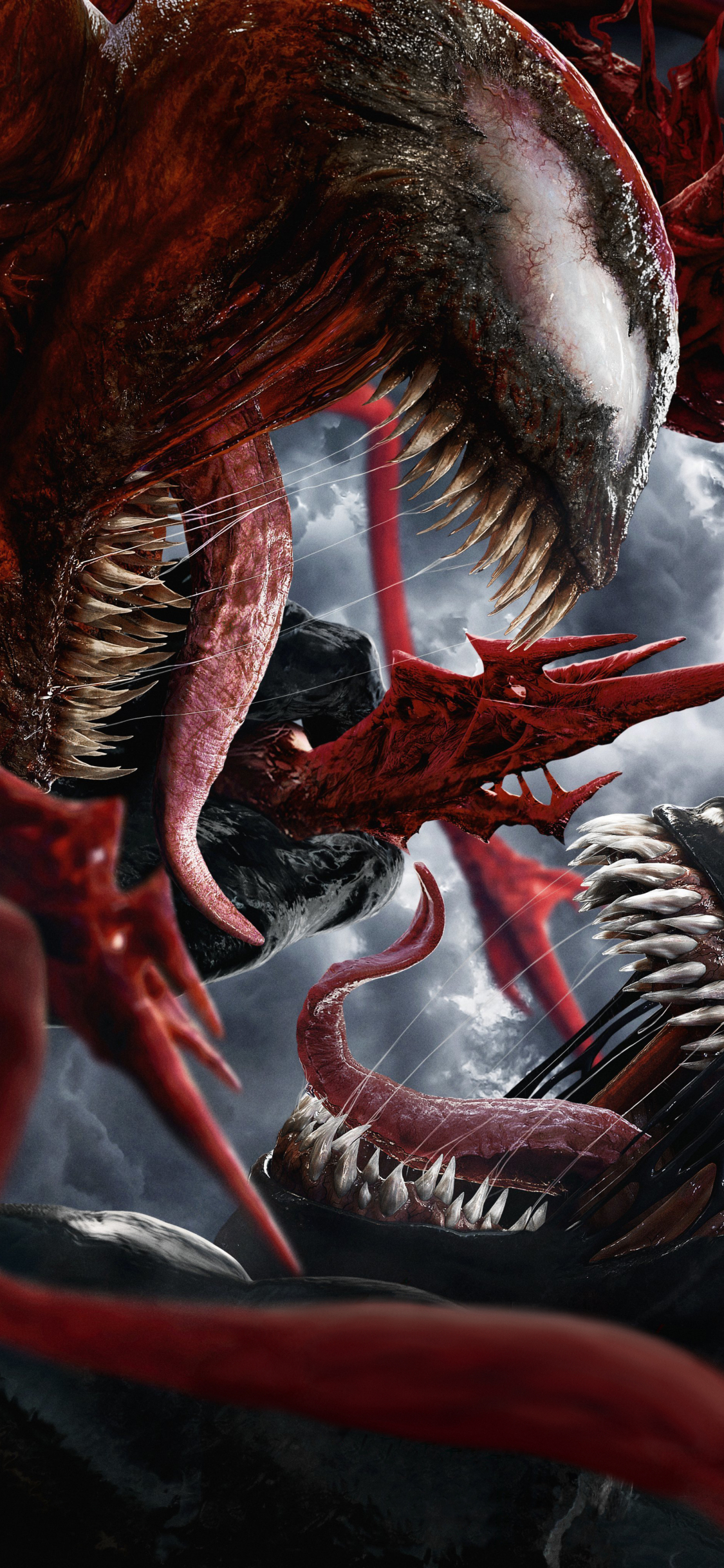 1125x2436 Venom vs Carnage Movie 2021 ...