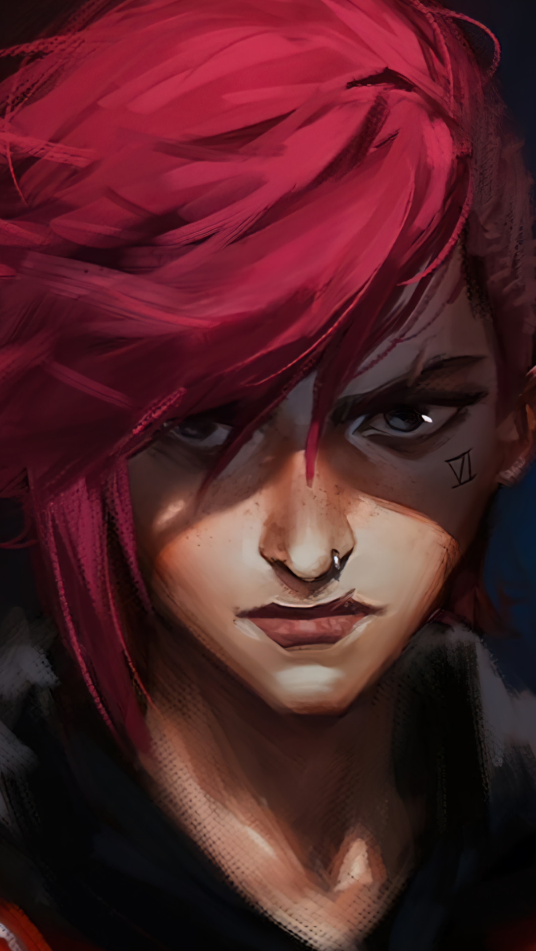 1082x1920 Resolution Vi Arcane Cool 4K League Of Legends Art 1082x1920