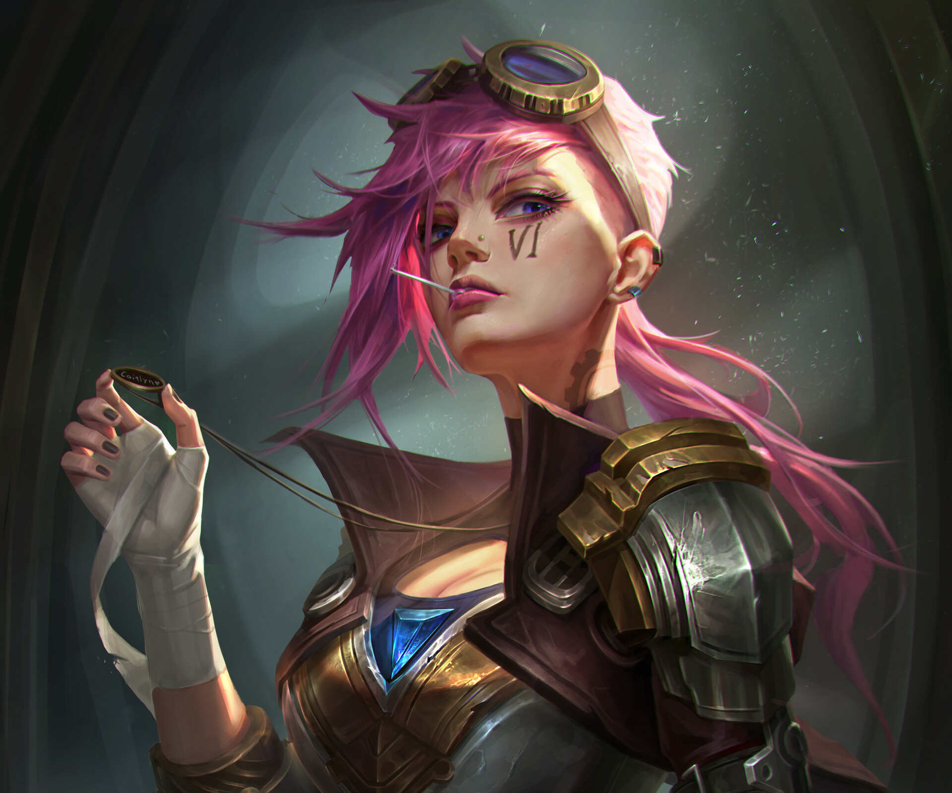 VI HD League Of Legends Digital Art Wallpaper, HD Games 4K Wallpapers,  Images, Photos and Background - Wallpapers Den