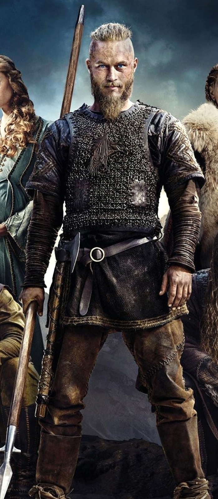 700x1600 Resolution Vikings Travis Fimmel & Clive Standen 700x1600 ...