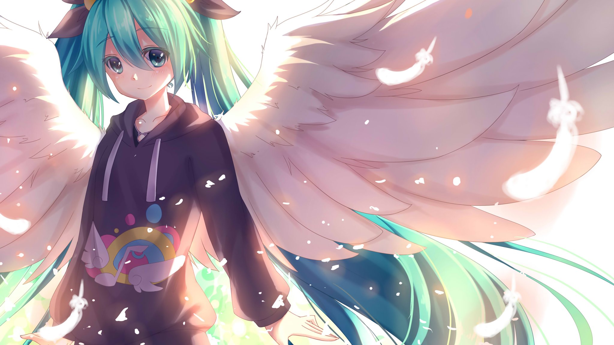 2048x1152 Vocaloid Girl Hatsune Miku 2048x1152 Resolution Wallpaper Hd Anime 4k Wallpapers 