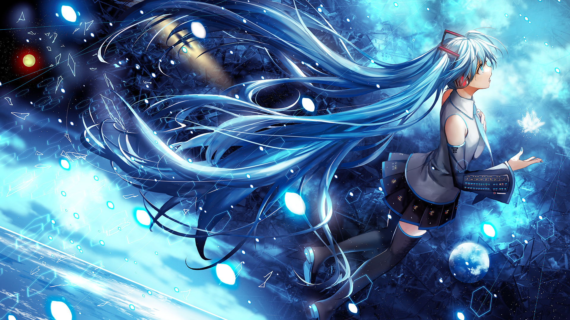 2560x1080 Vocaloid Hatsune Miku Stars 2560x1080 Resolution Wallpaper Hd Anime 4k Wallpapers Images Photos And Background Wallpapers Den