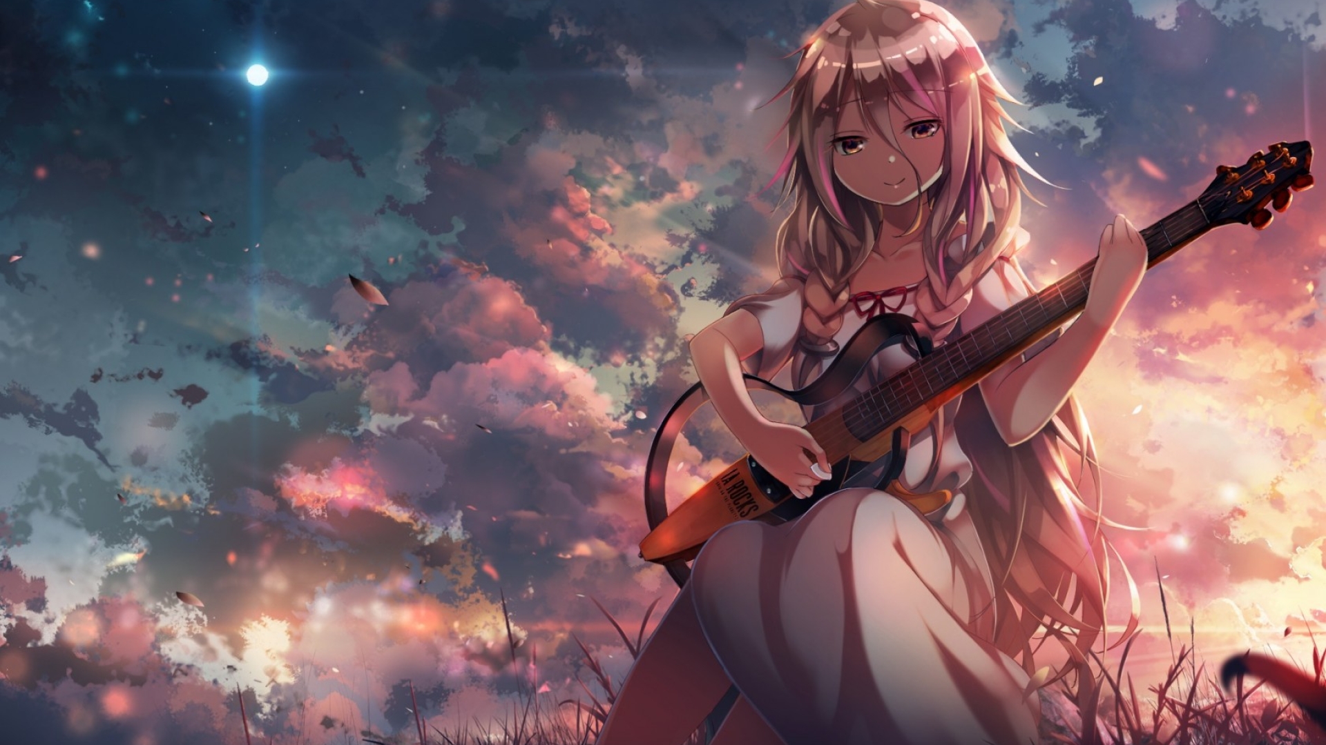 1920x1080 vocaloid, ia, guitar 1080P Laptop Full HD Wallpaper, HD Anime 4K  Wallpapers, Images, Photos and Background - Wallpapers Den