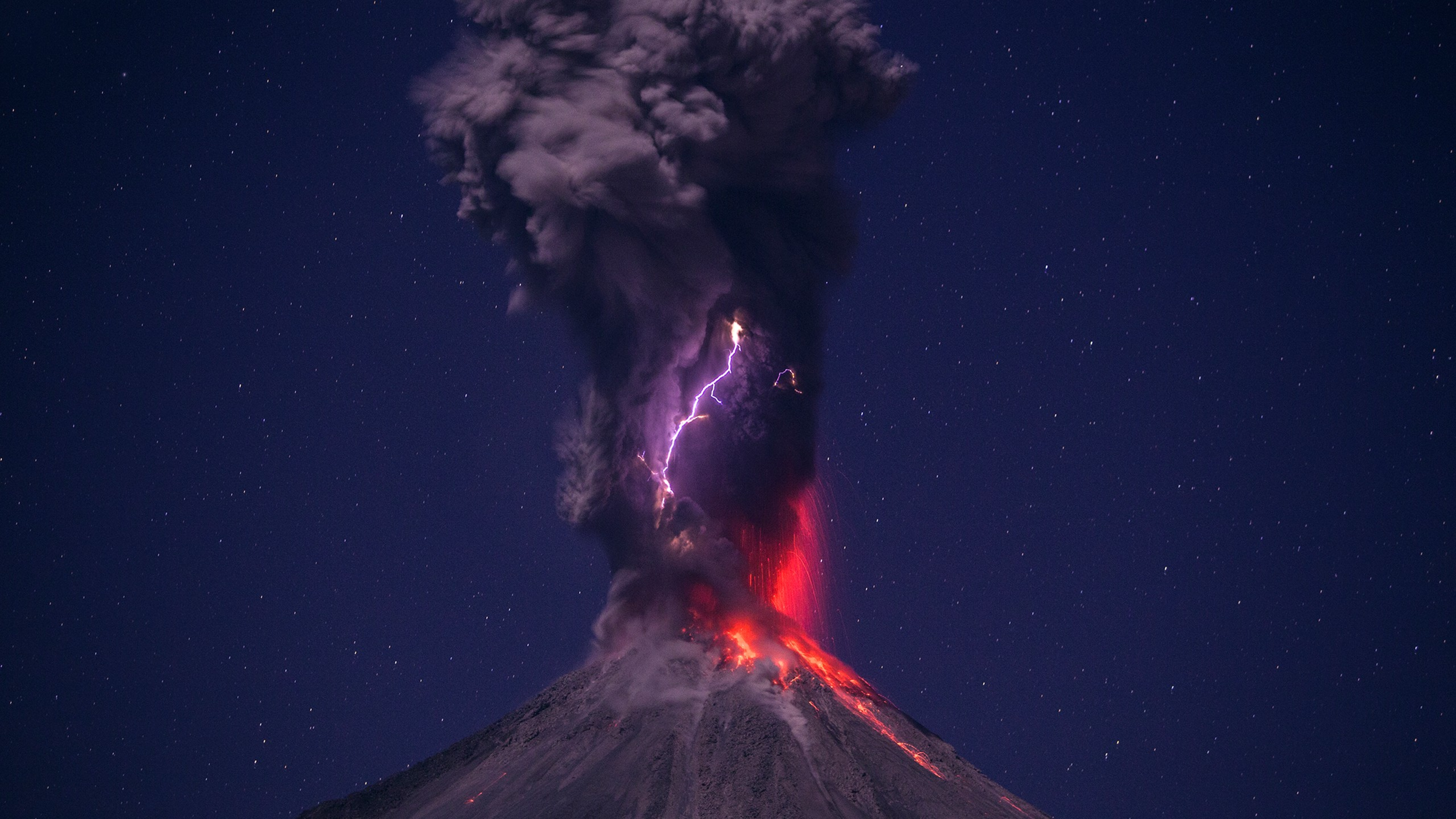 природа вулкан извержение скачать