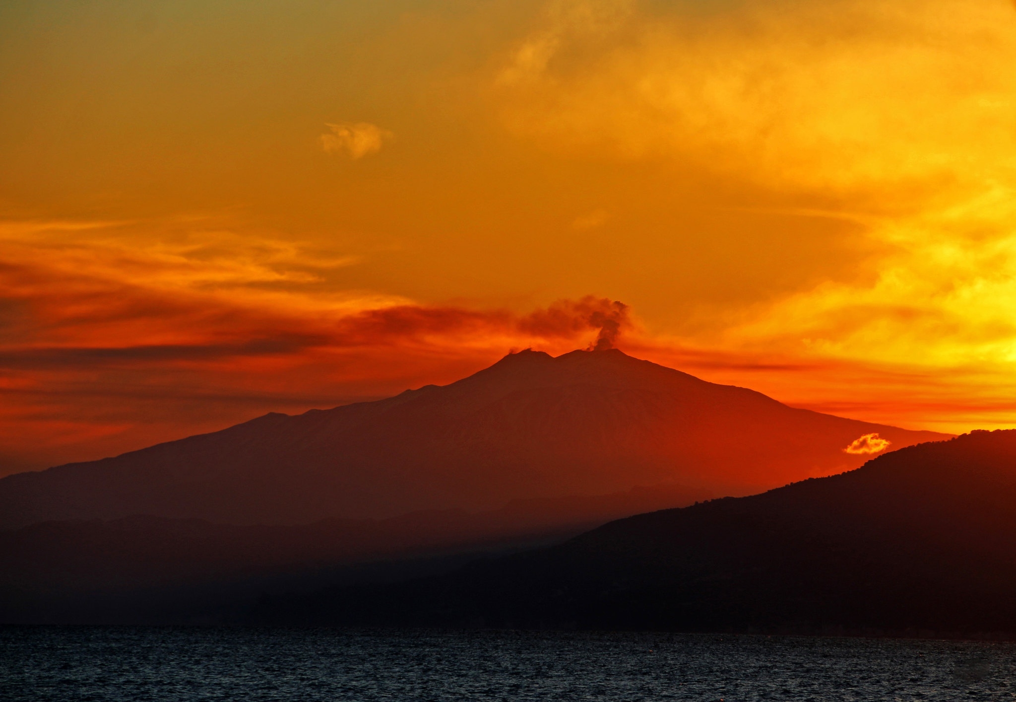 1920x10802022 Volcano In Italy Sunset 1920x10802022 Resolution