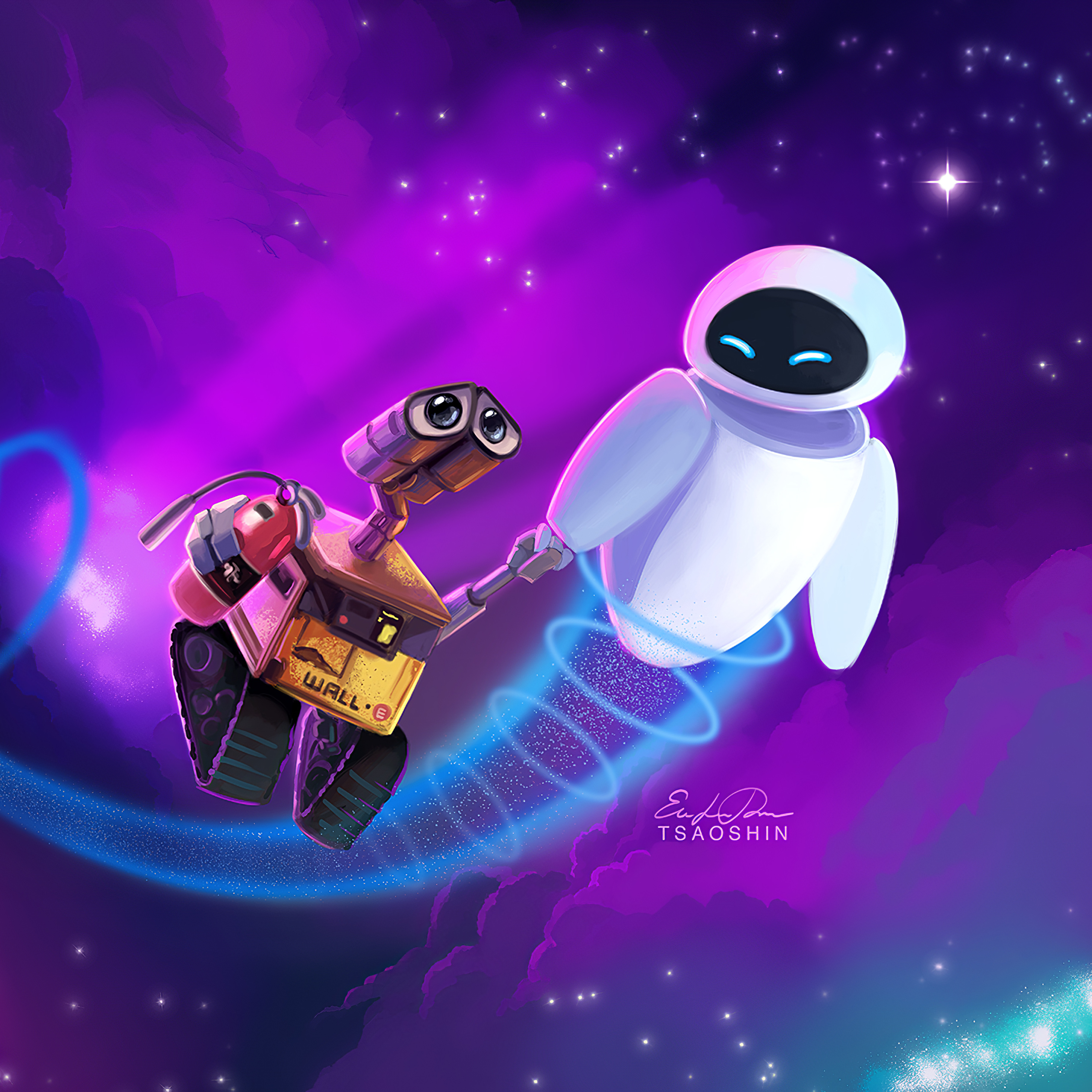 2932x2932 Wall E and Eve Ipad Pro Retina Display Wallpaper, HD Movies 4K  Wallpapers, Images, Photos and Background - Wallpapers Den