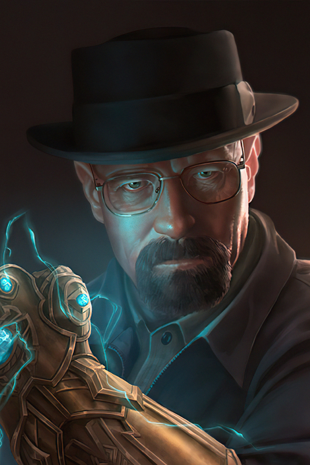 640x960 Walter White x Infinity Gauntlet HD Breaking Bad iPhone 4, iPhone  4S Wallpaper, HD TV Series 4K Wallpapers, Images, Photos and Background -  Wallpapers Den
